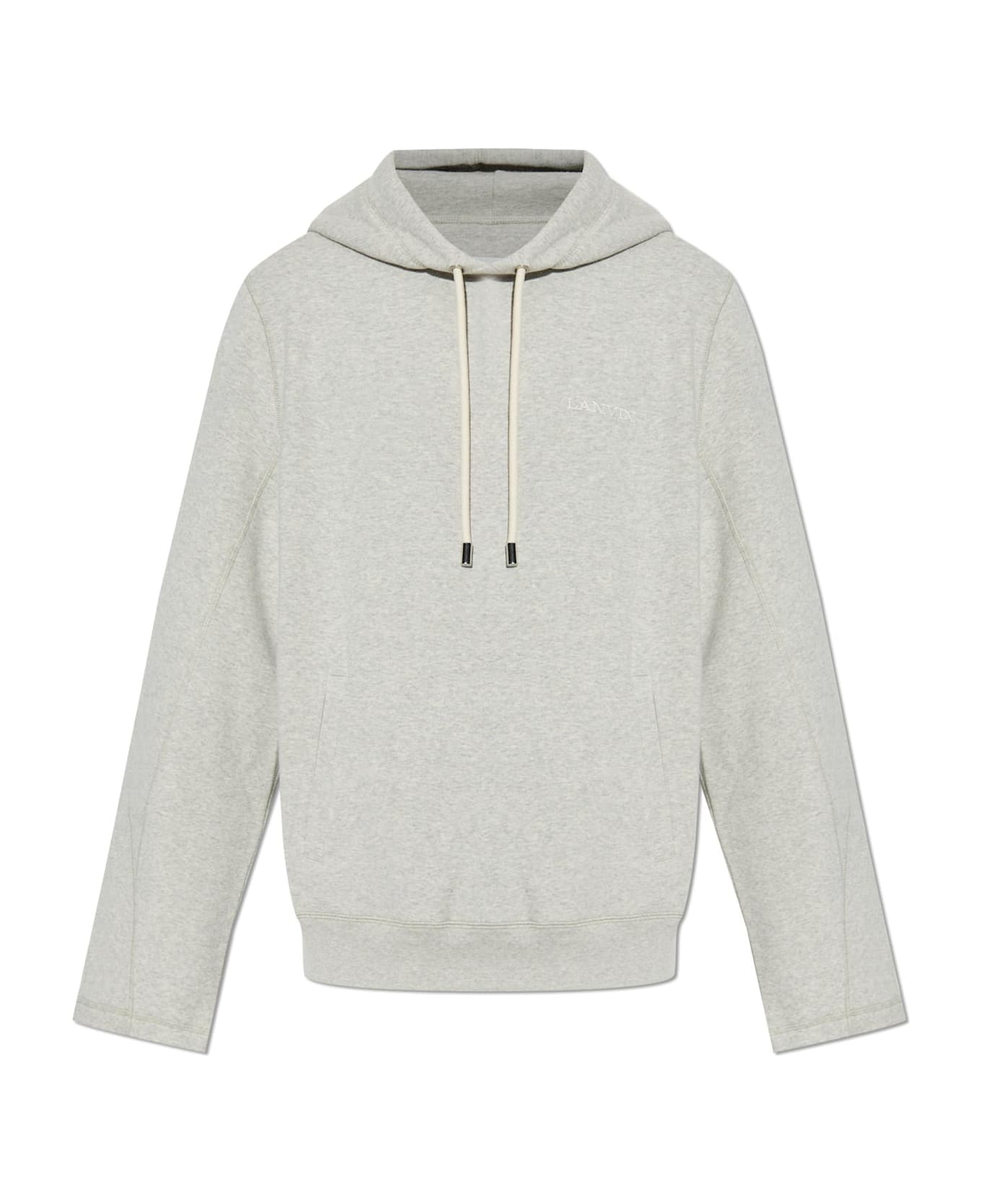 Lanvin Sweatshirt With Embroidered Logo - GREY
