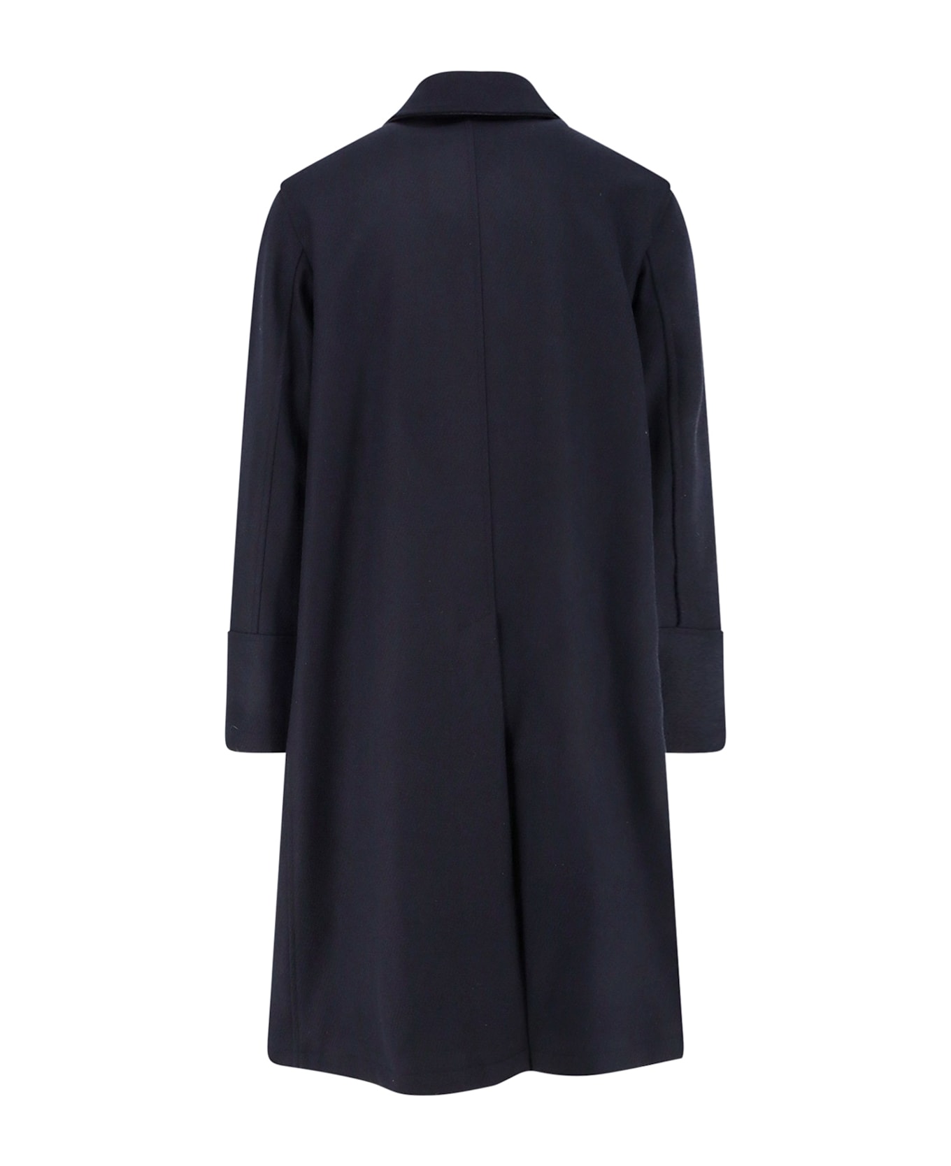 Sealup Wool Blend Coat - Black