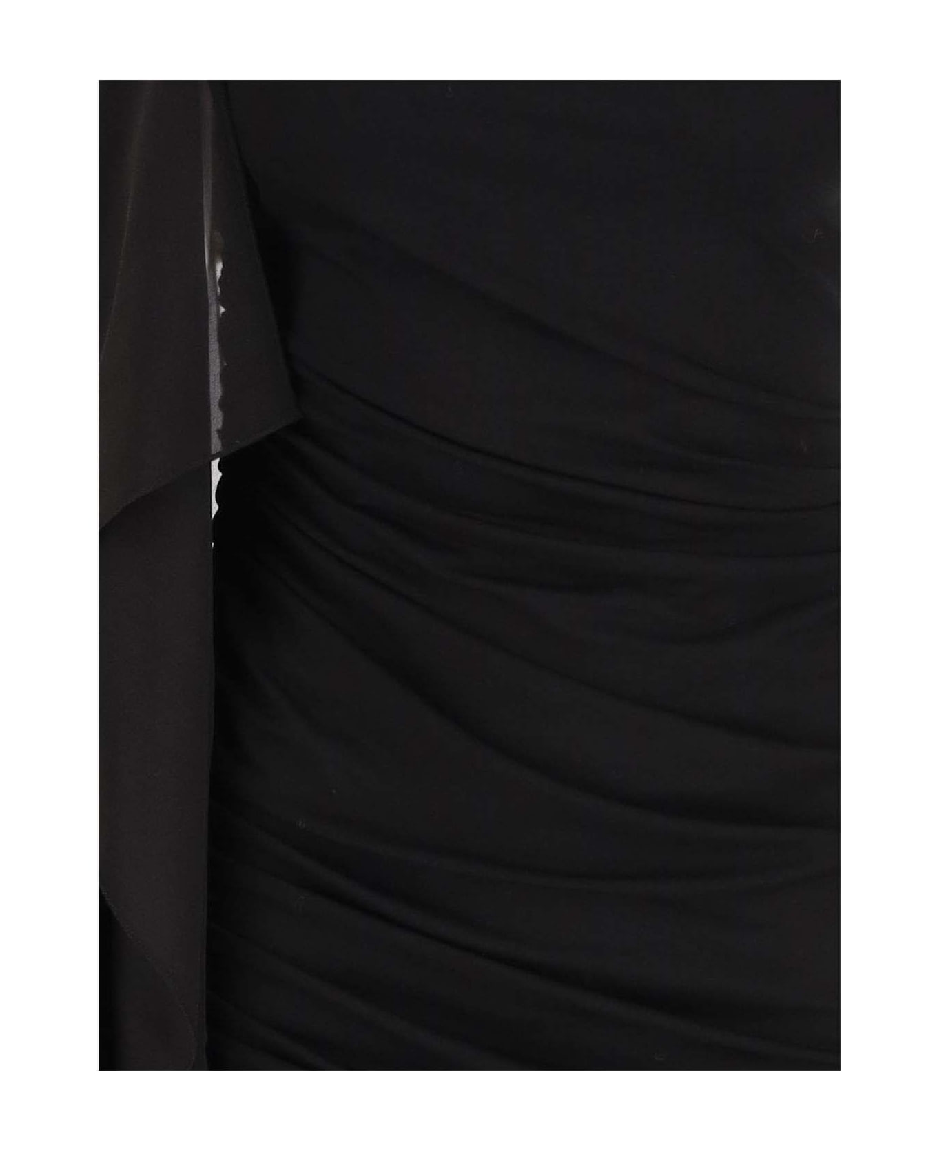 Stephan Janson Mini Dress With Stole - Black トップス