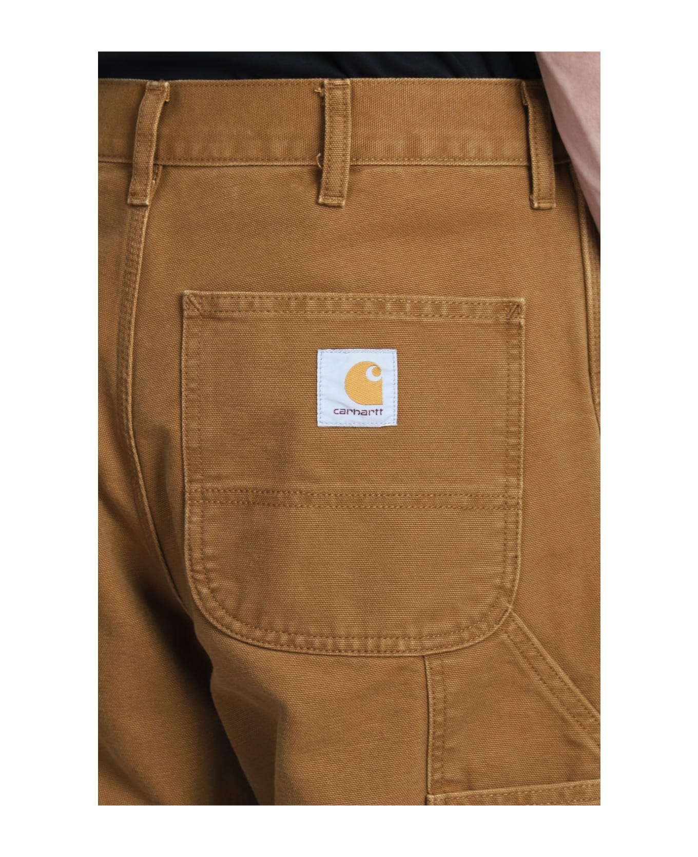 Carhartt Pants In Brown Cotton - Deep brown