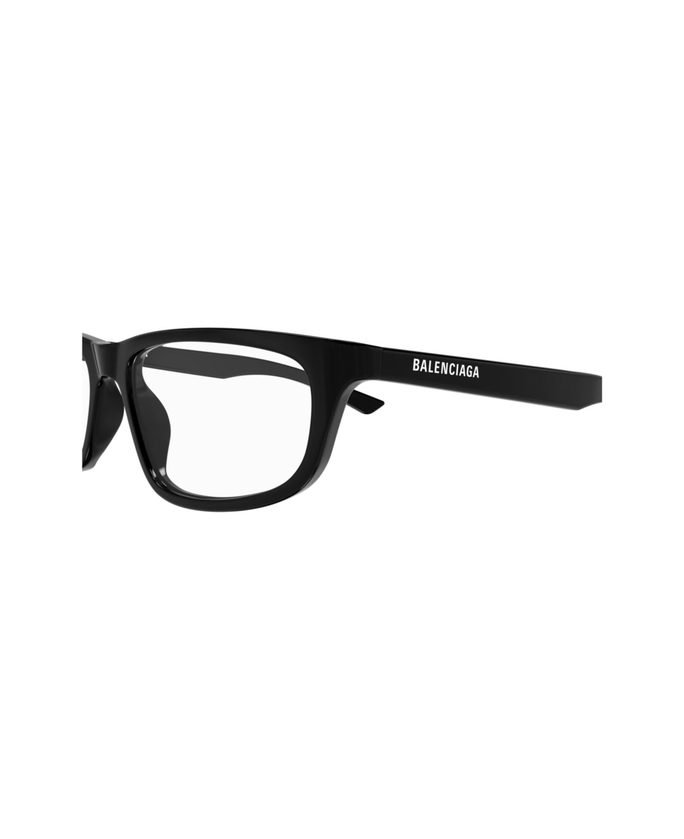Balenciaga Eyewear Bb0407o-001black-black-transparent - BLACK-BLACK-TRANSPARENT