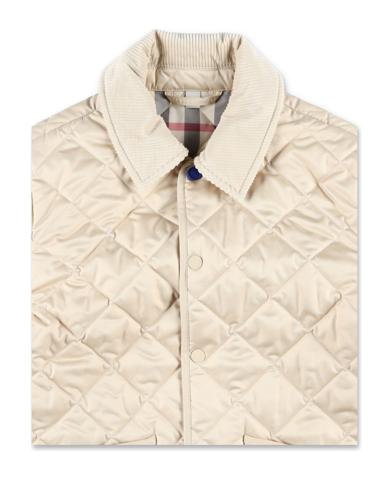 Burberry Kid - Quilted Jacket - PALE STONE