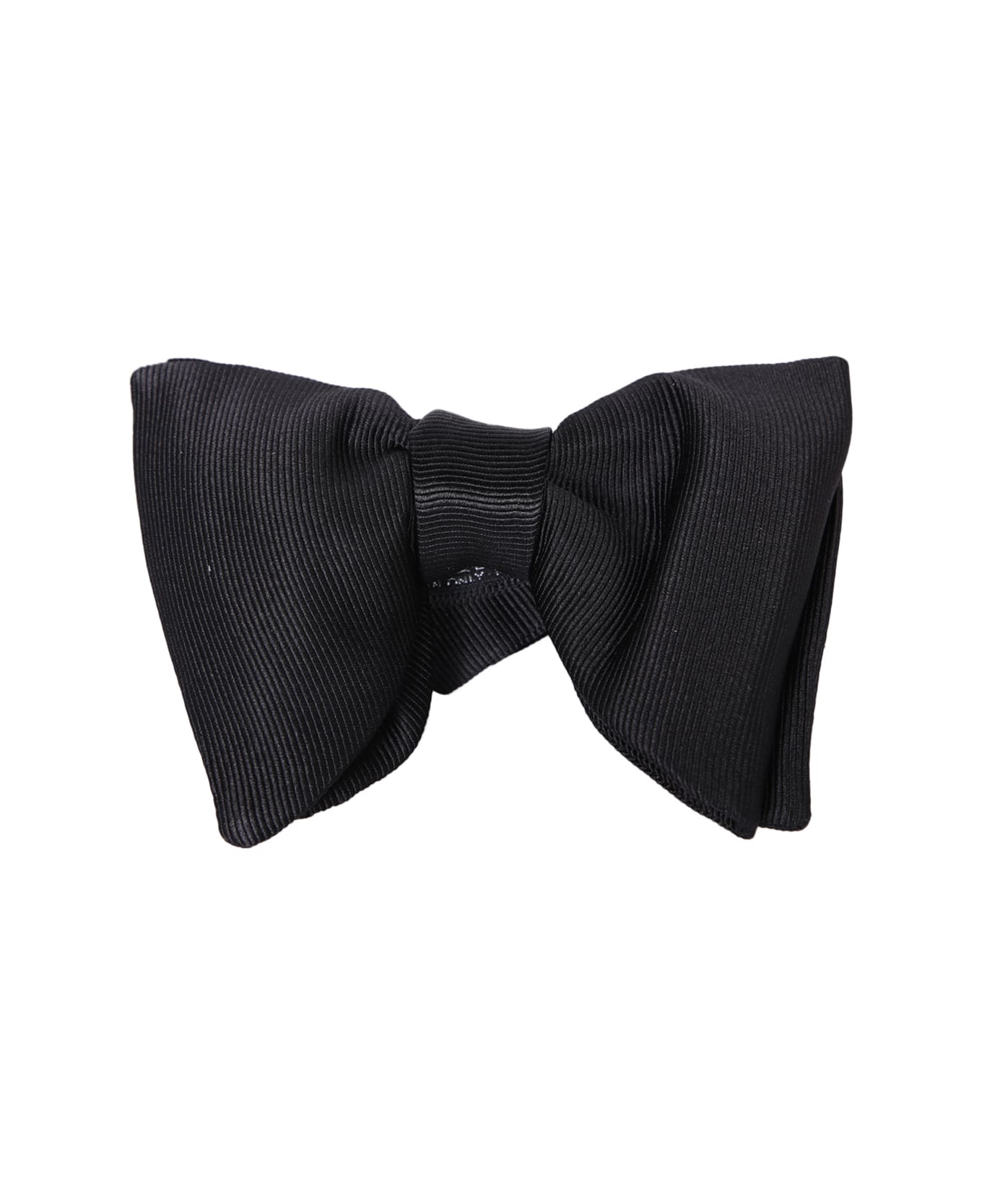 Tom Ford Silk Grosgrain Black Bow Tie - Black