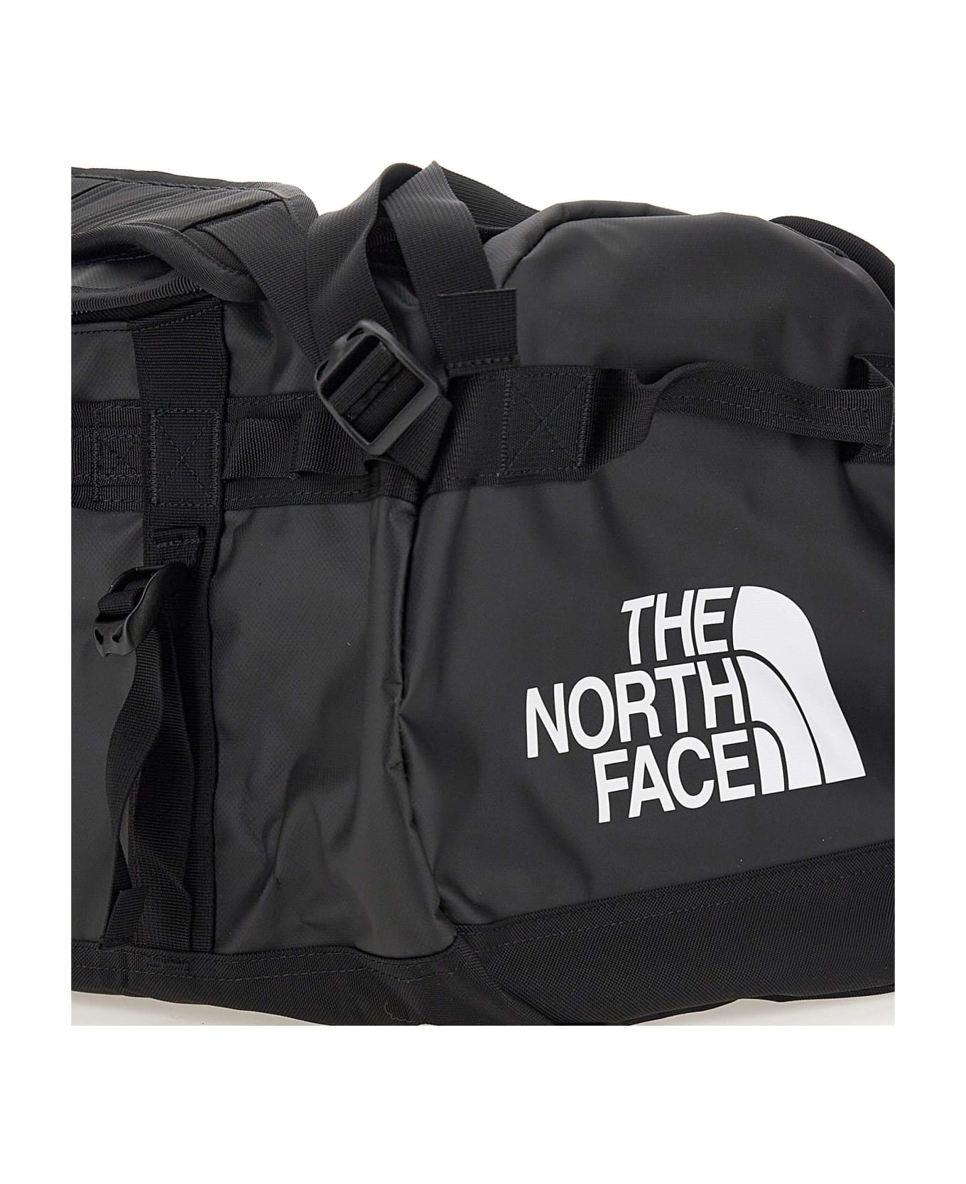 The North Face "base Camp Duffel" Bag - BLACK/WHITE トラベルバッグ