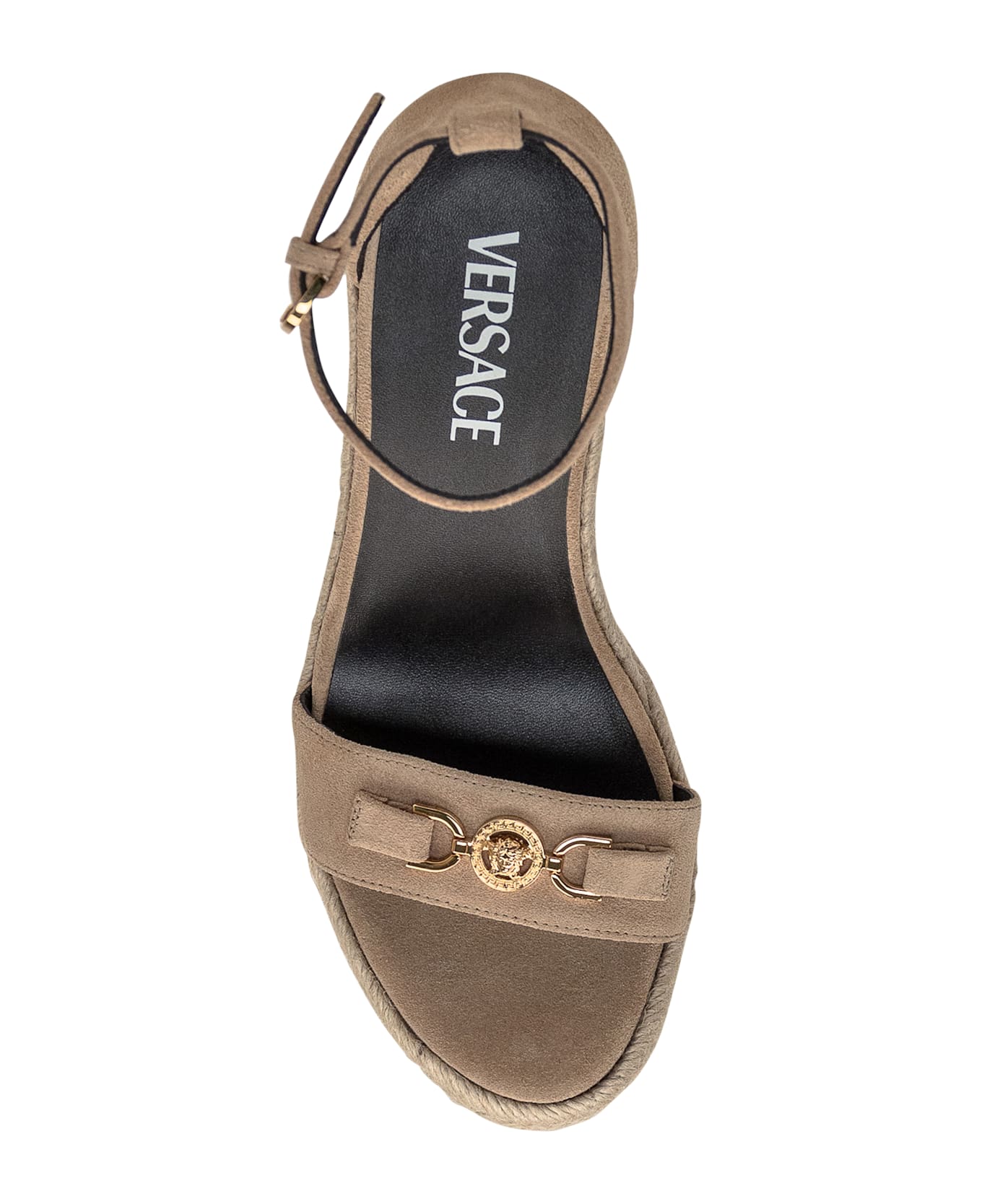 Versace 
medusa 
95
 Wedges - MASTIC-VERSACE GOLD