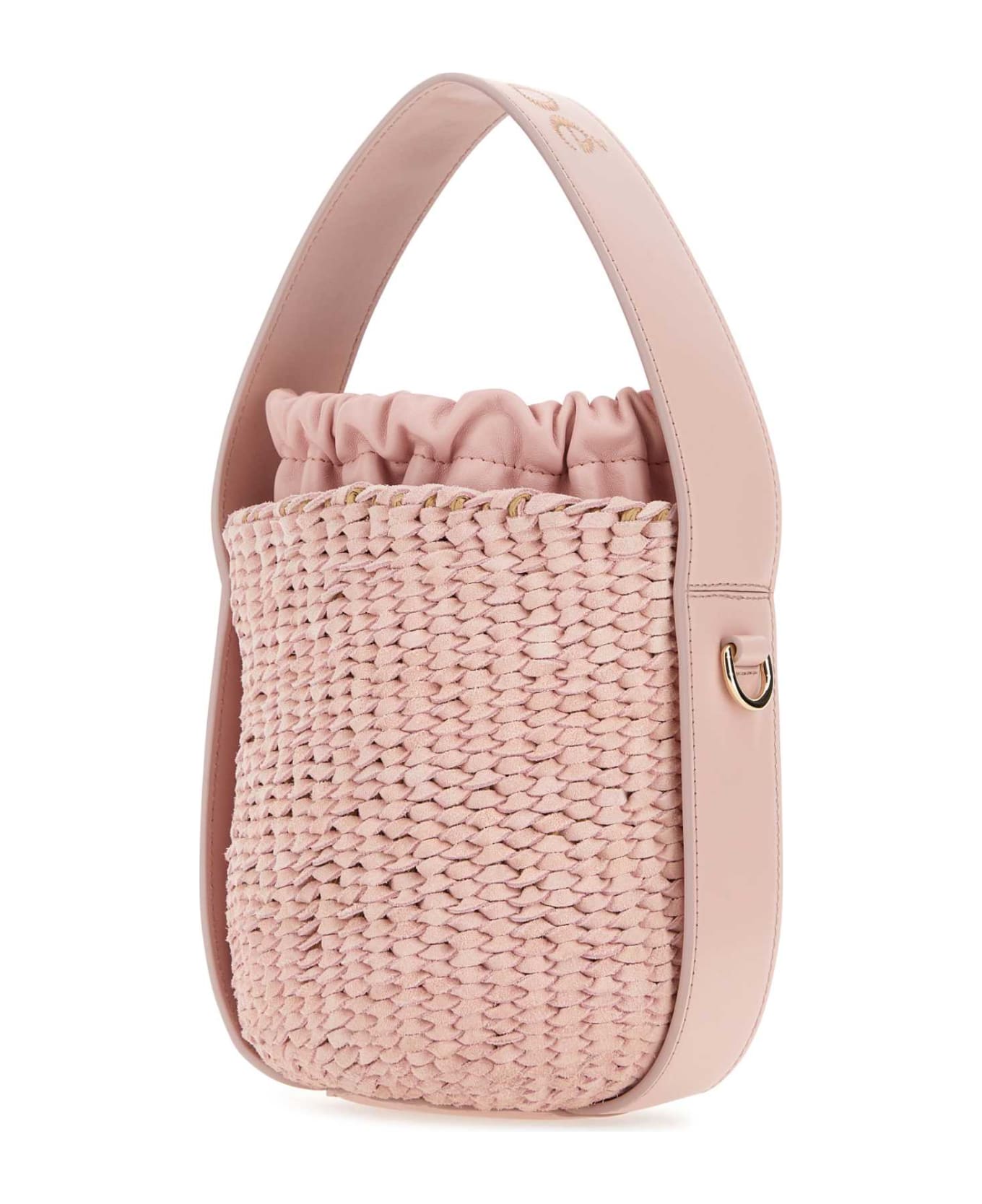 Chloé Pink Suede Bucket Bag - PUREPINK ショルダーバッグ