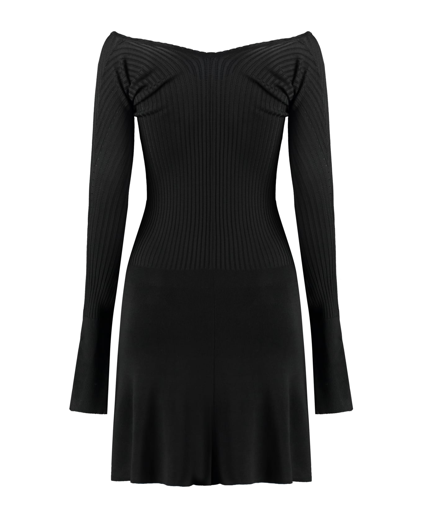 Jacquemus Pralu Knit Mini-dress - black