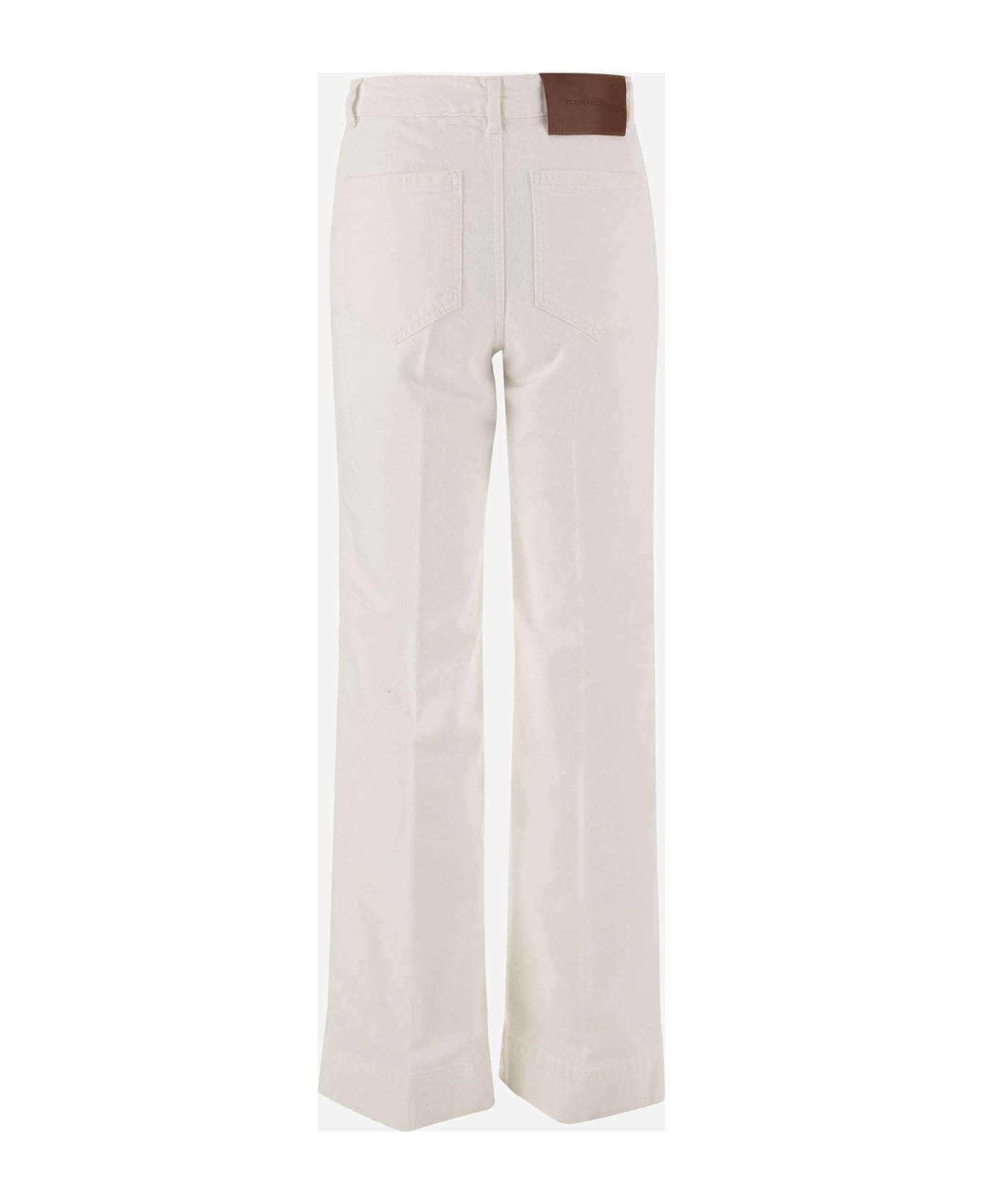 Victoria Beckham Jeans Model Alina High Waist - Washed White