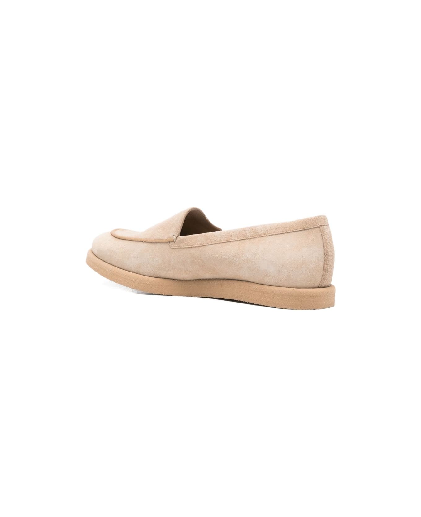Max Mara Suede Loafers - Beige