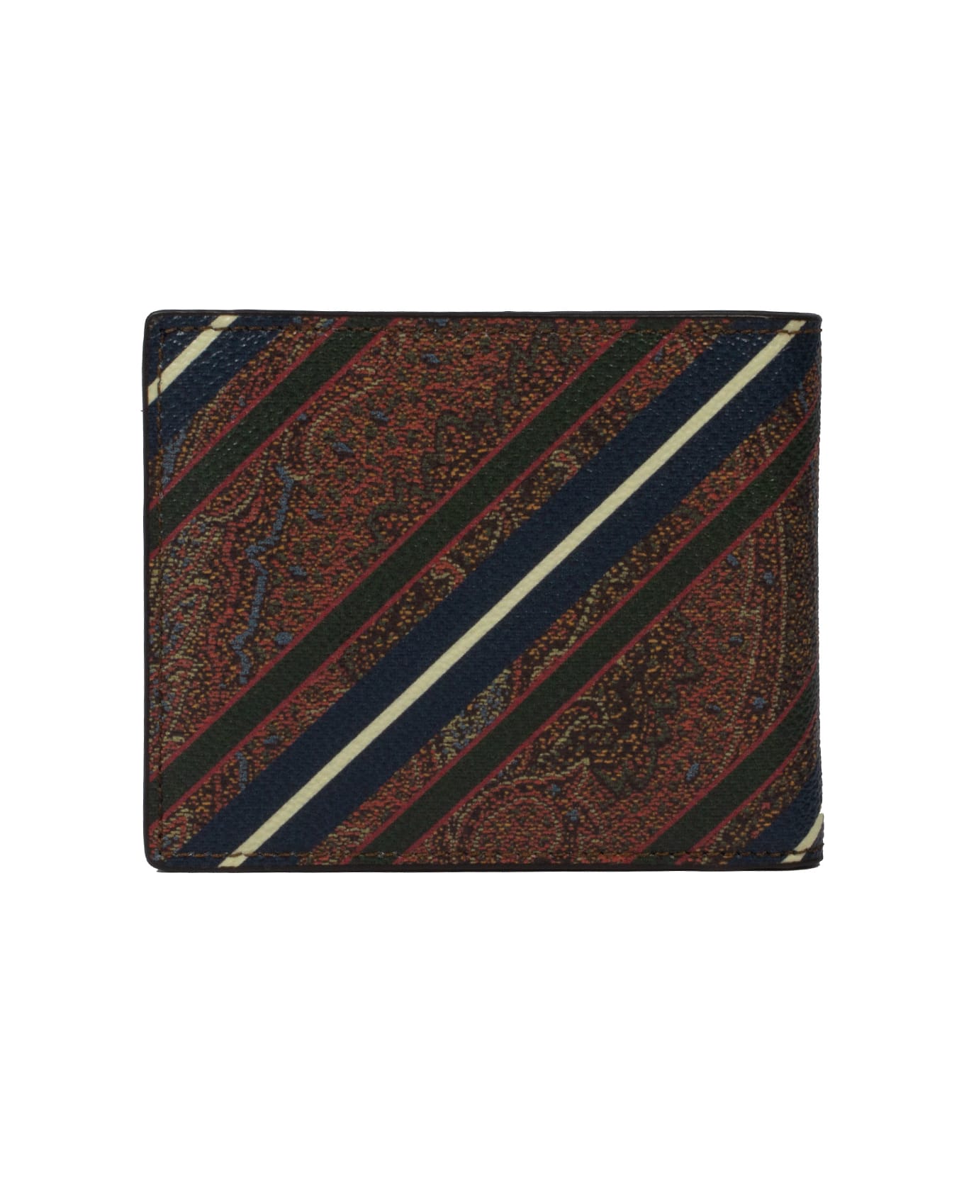 Etro Leather Wallet - Brown
