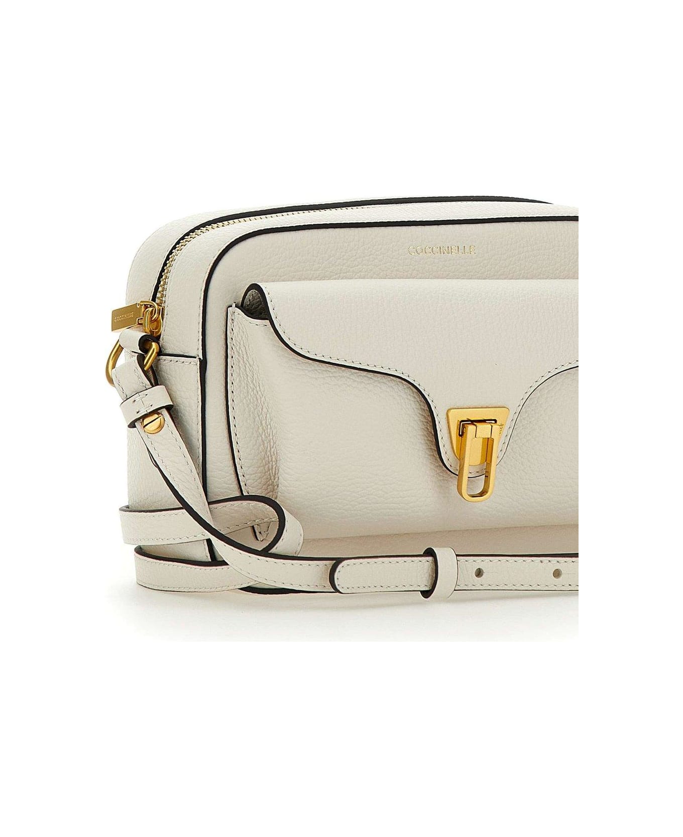 Coccinelle Beat Soft Small Crossbody Bag - Blanco