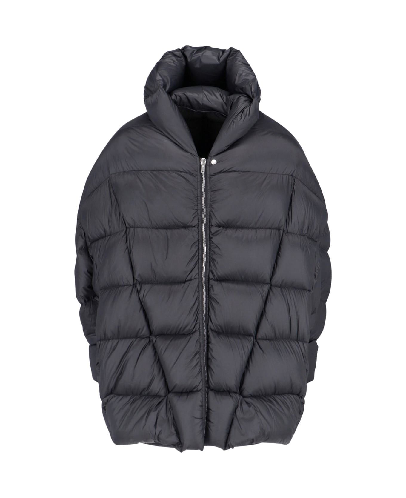 Rick Owens 'porterville Jumbo Peter' Hooded Down Jacket - Black コート＆ジャケット