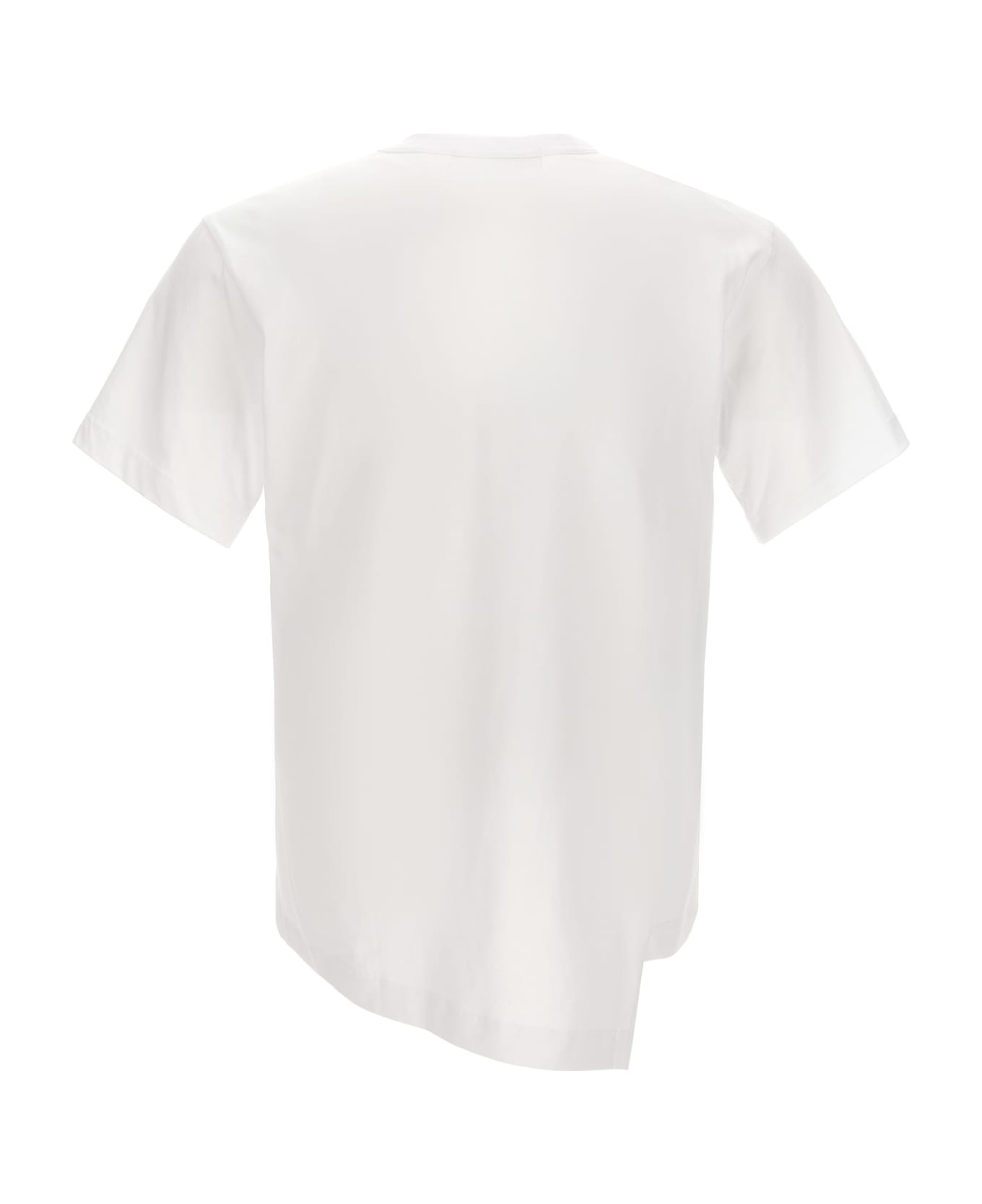 Lacoste Comme Des Garçons X Lacoste T-shirt - Bianco