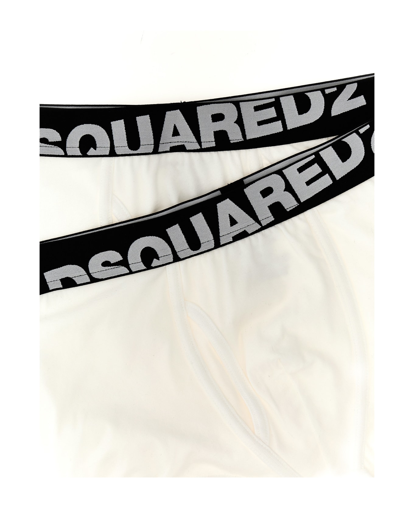 Dsquared2 2-pack Elastic Logo Boxer Shorts - White