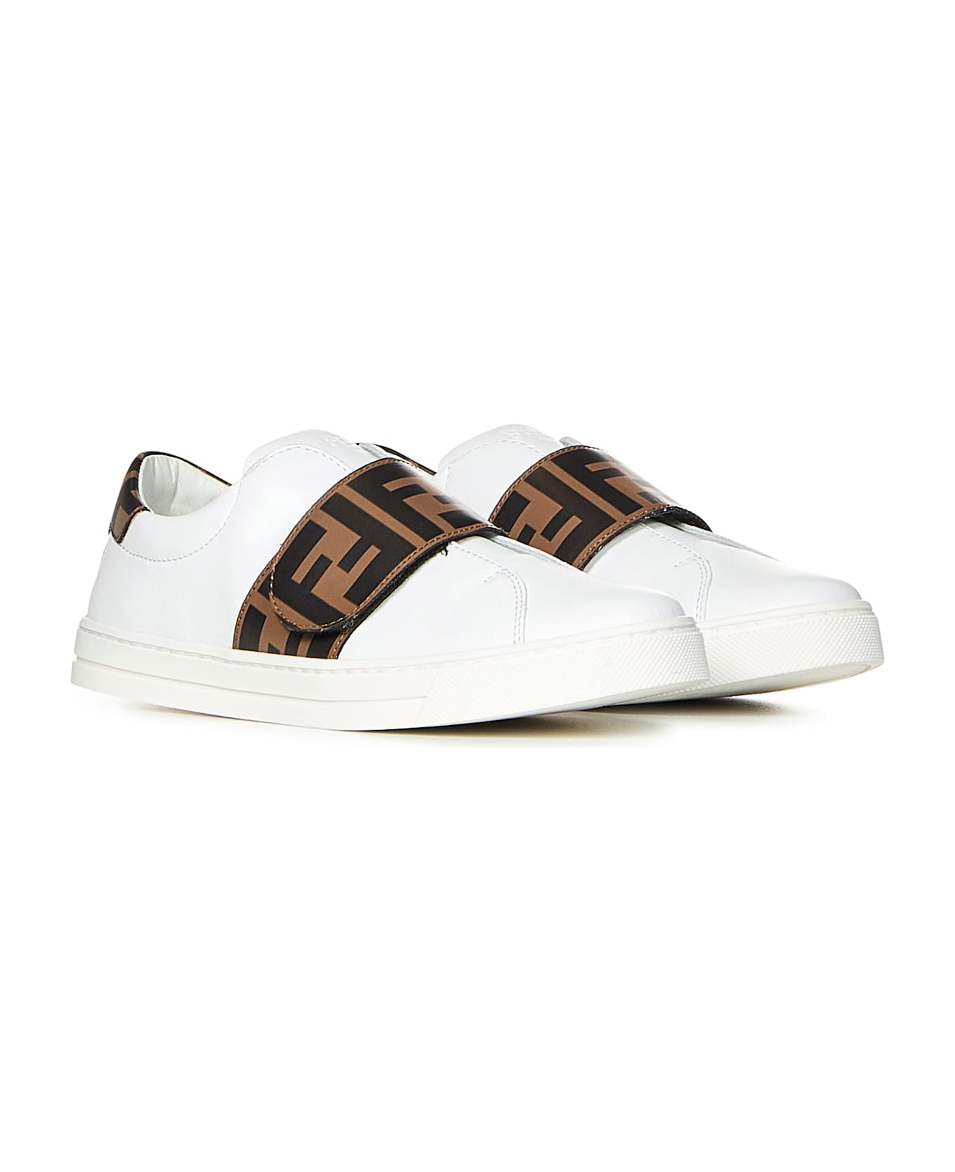 Fendi Kids Sneakers - White