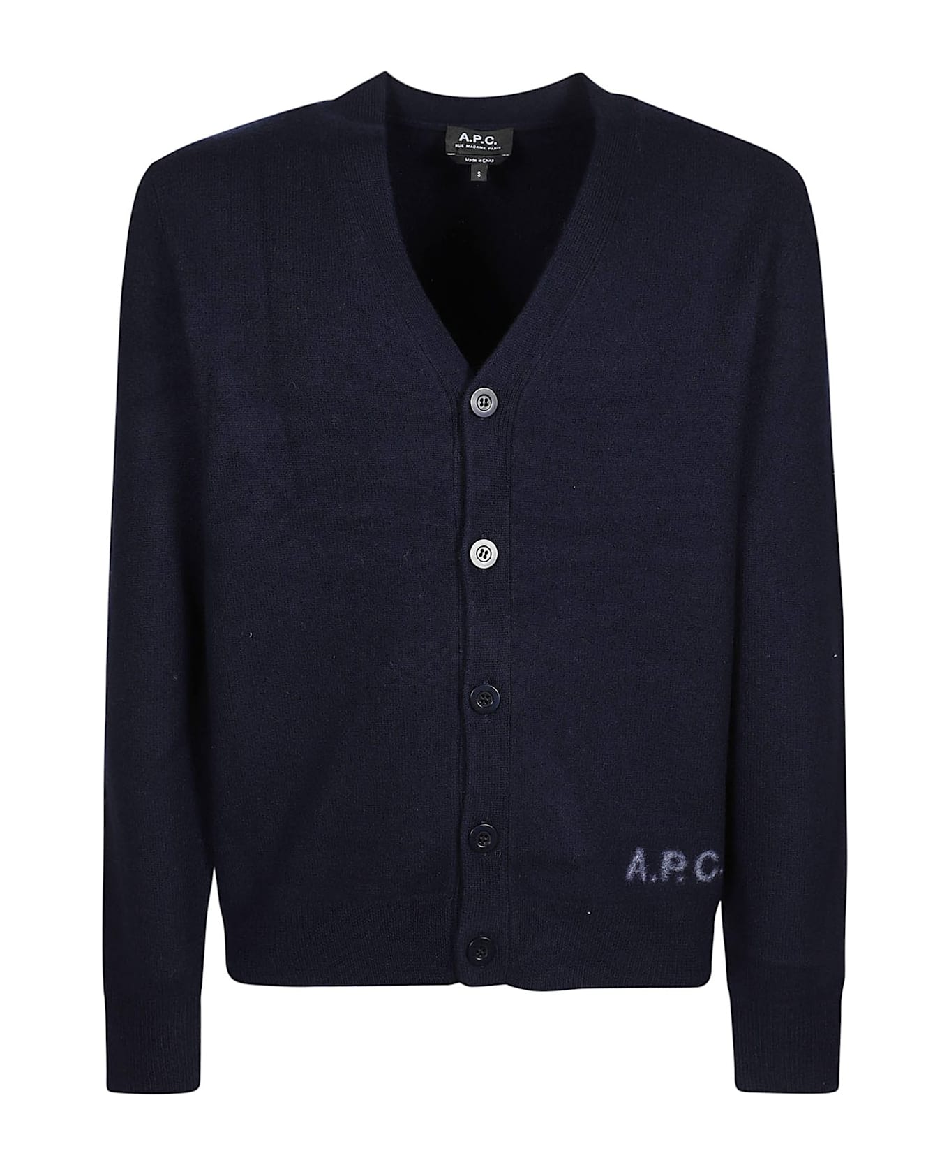 A.P.C. Kenny Button-up Cardigan A.P.C. - BLUE