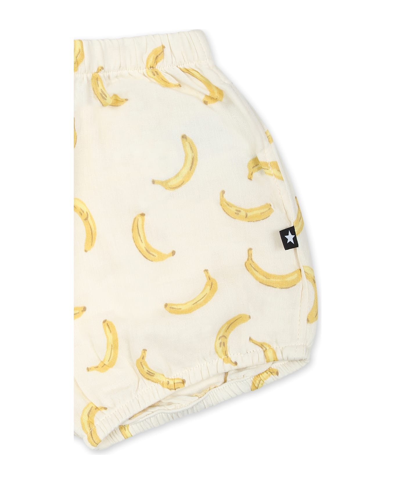 Molo Ivory Shirt For Babykids With Banana - Ivory