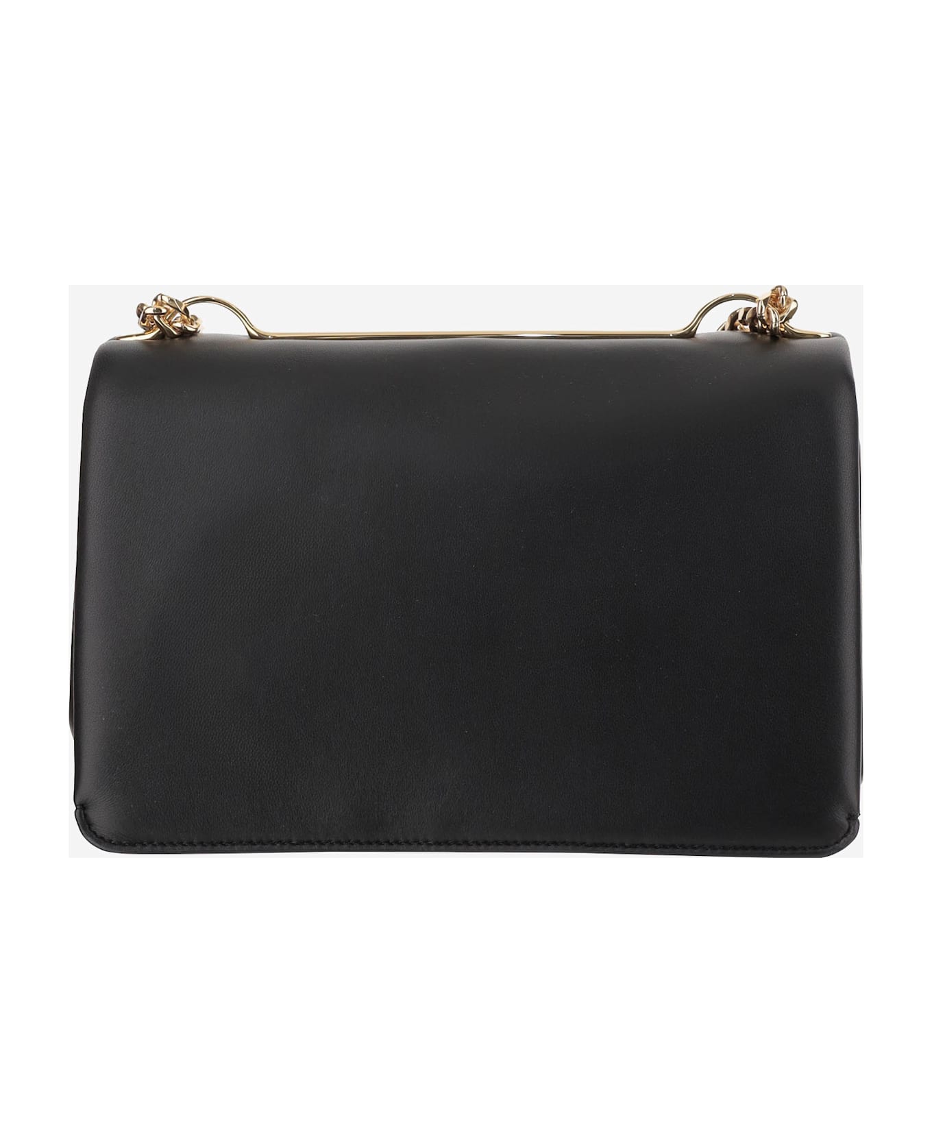 Valentino Garavani Vlogo Locker Shoulder Bag - Black