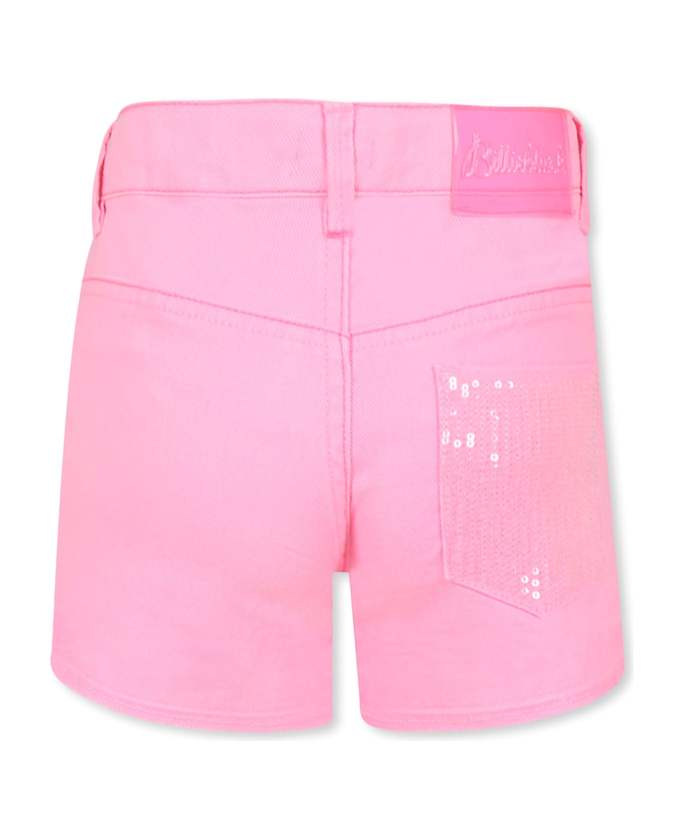 Billieblush Pink Shorts For Girl With Sequins - Pink