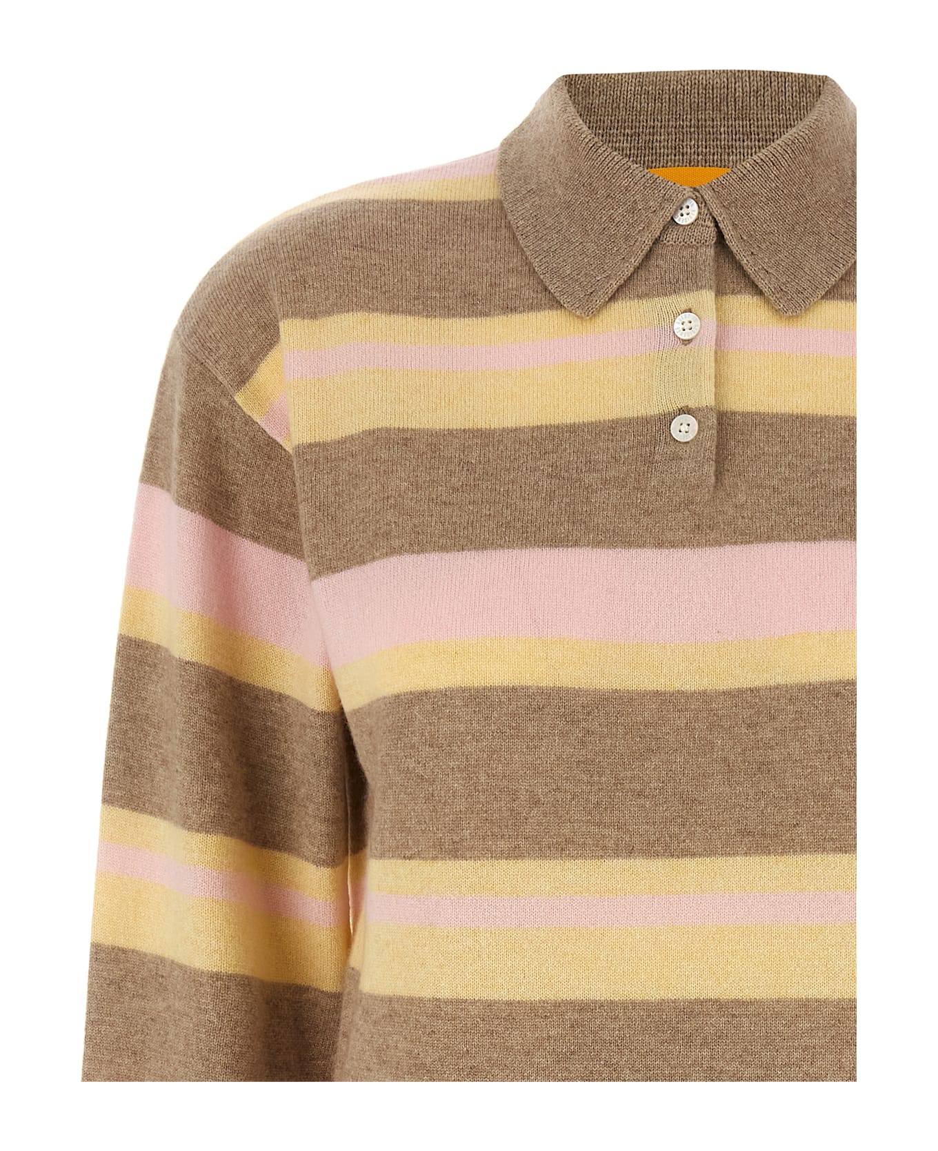 Guest in Residence 
collegiate Stripe
 Polo Shirt - Multicolor