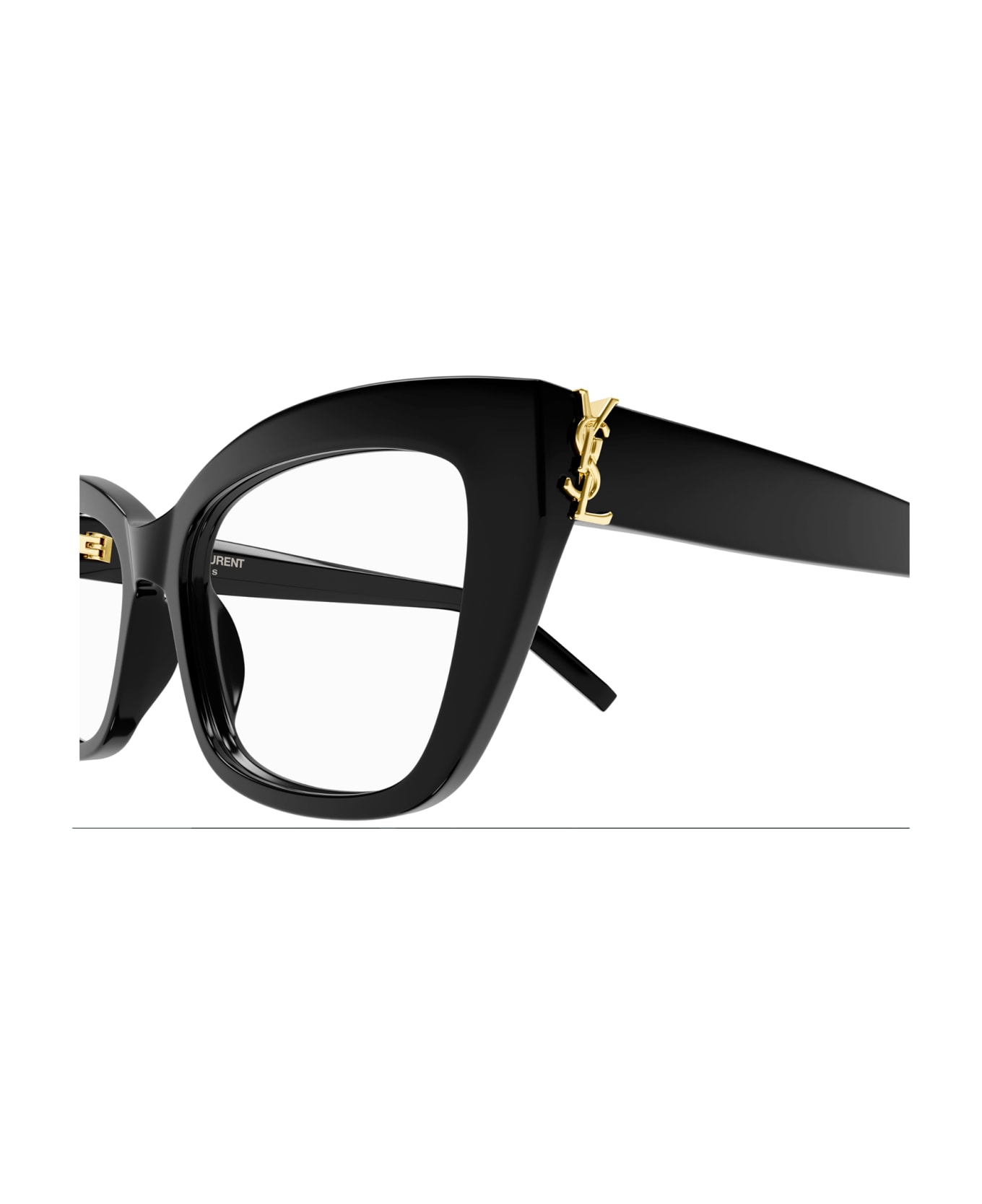 Saint Laurent Eyewear SL M117 Eyewear - Black Black Transpare アイウェア