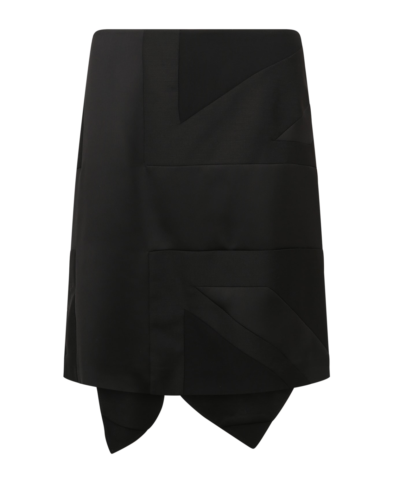 Burberry Draped Skirt - Black スカート