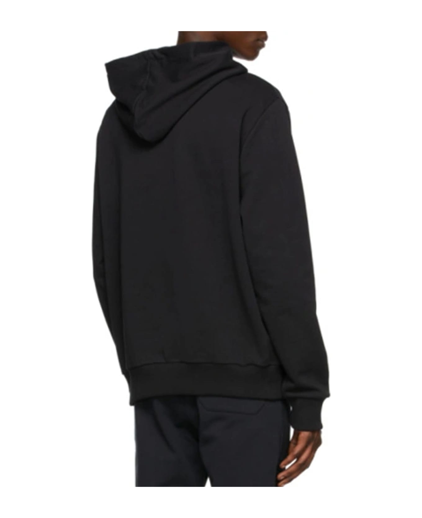 Balmain Logo Hooded Sweatshirt - Black