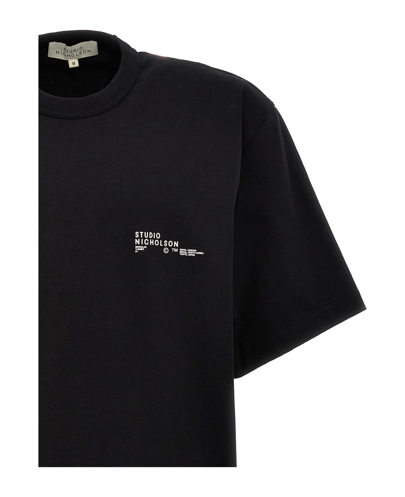 Studio Nicholson Logo T-shirt - Black  