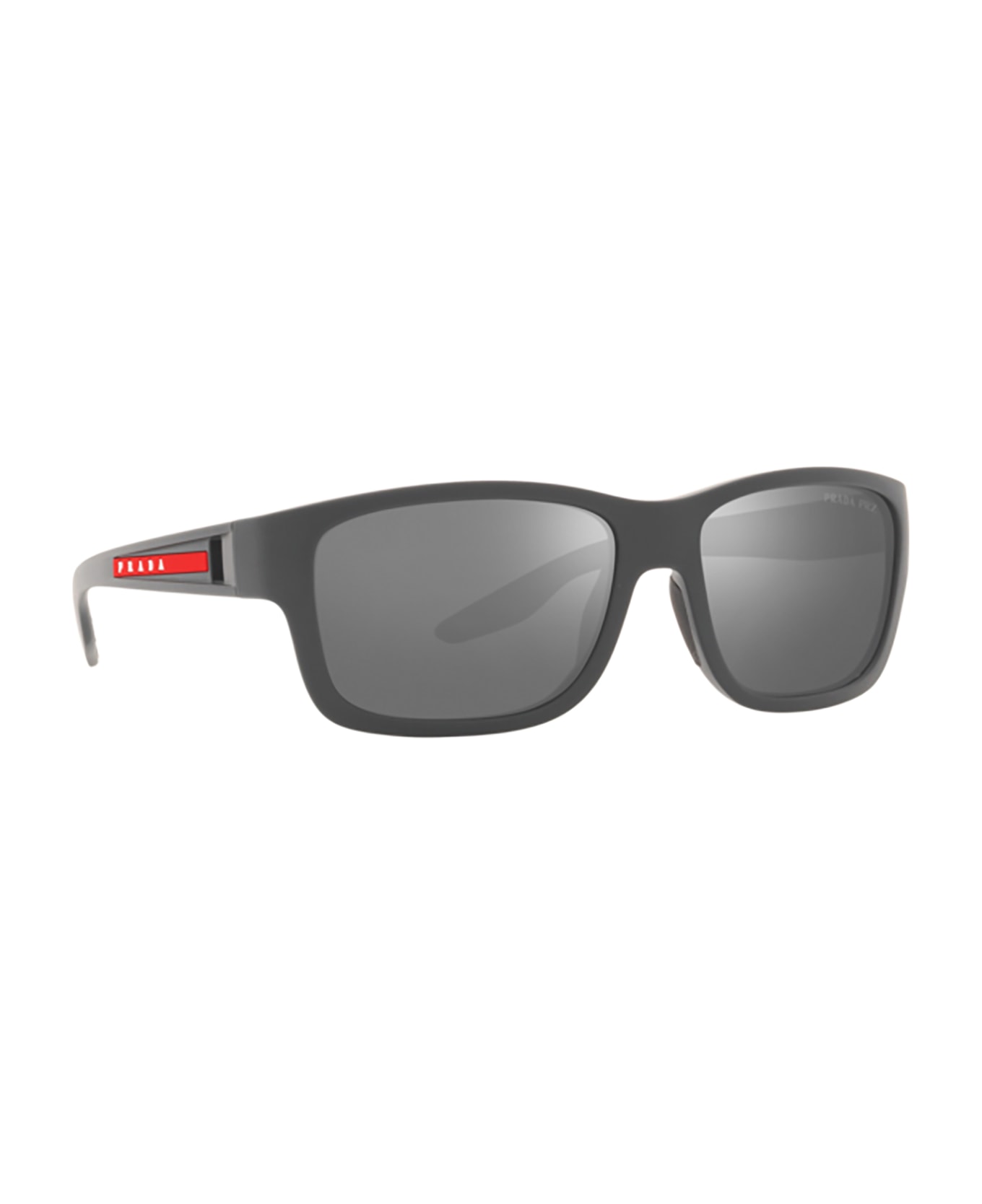 Prada Linea Rossa Ps 01ws Grey Rubber Sunglasses - Grey Rubber