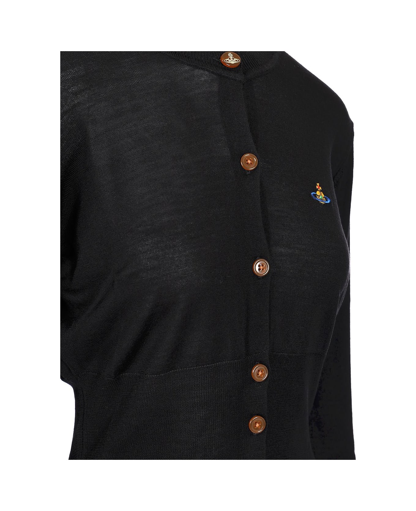 Vivienne Westwood 
bea Cropped
 Cardigan - BLACK