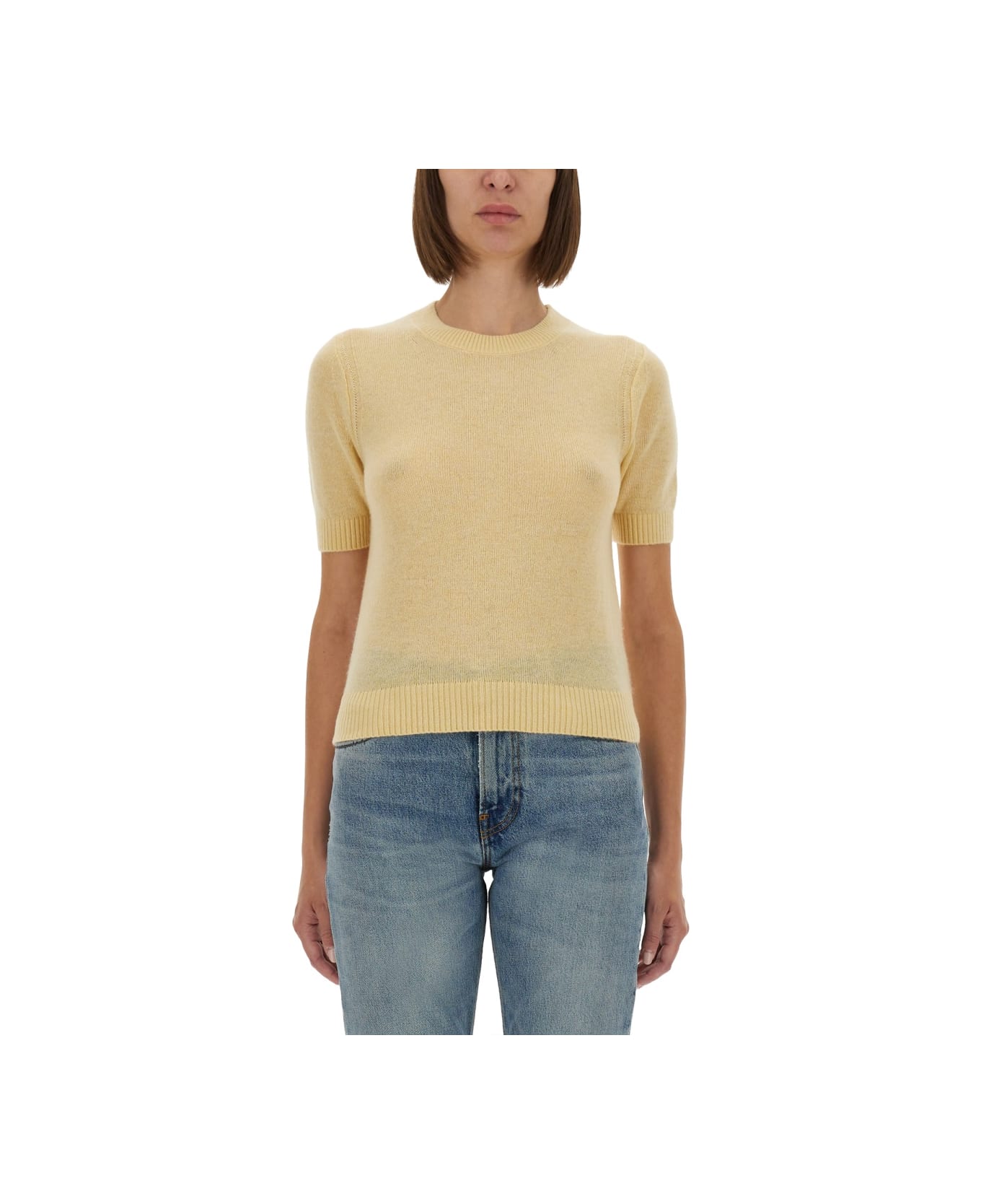 Guest in Residence Short-sleeved Shirt - BEIGE