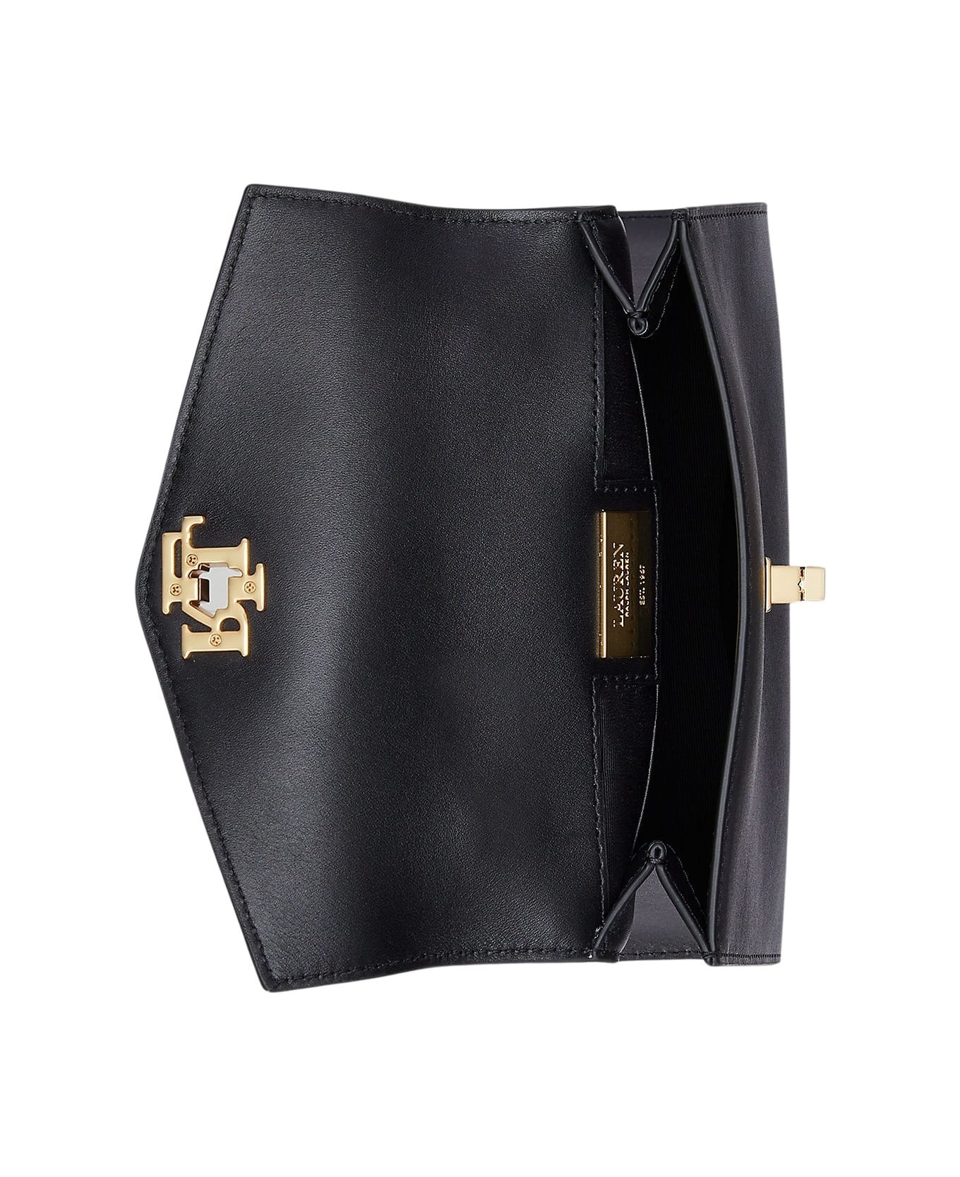 Ralph Lauren Farrah Sm Satchel Small - Black