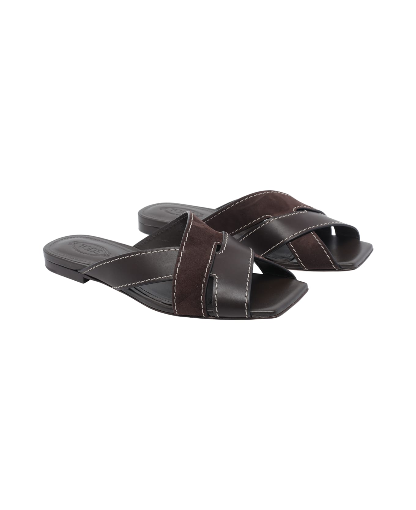 Tod's Flat Sandals - Brown サンダル