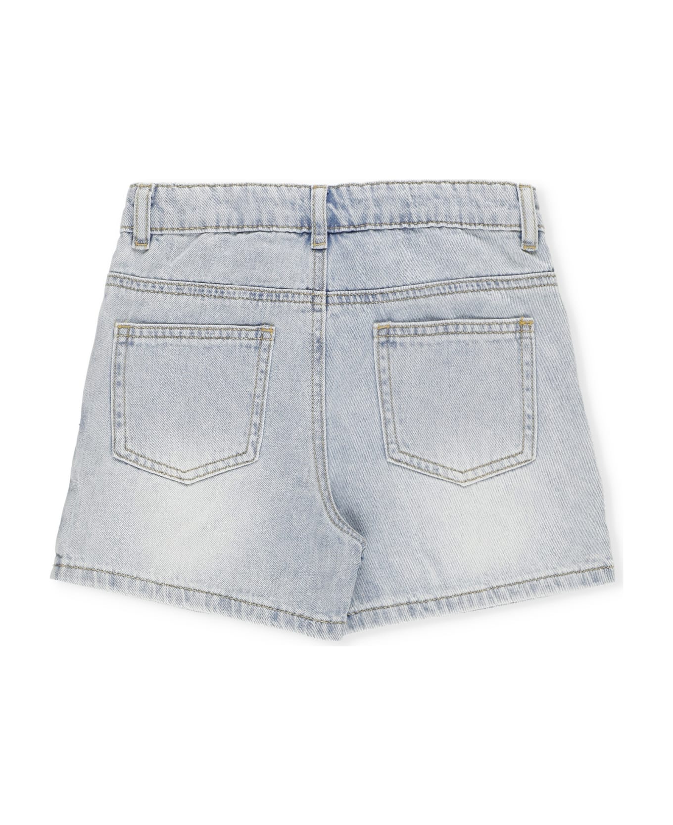 Moschino Cotton Shorts - Light Blue