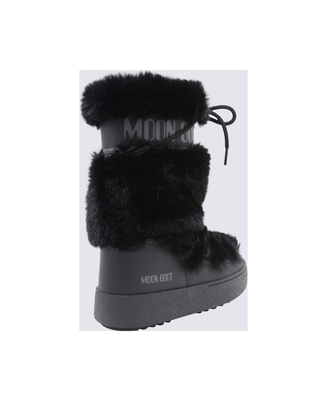 Moon Boot Black L Track High Wp Boots - Black