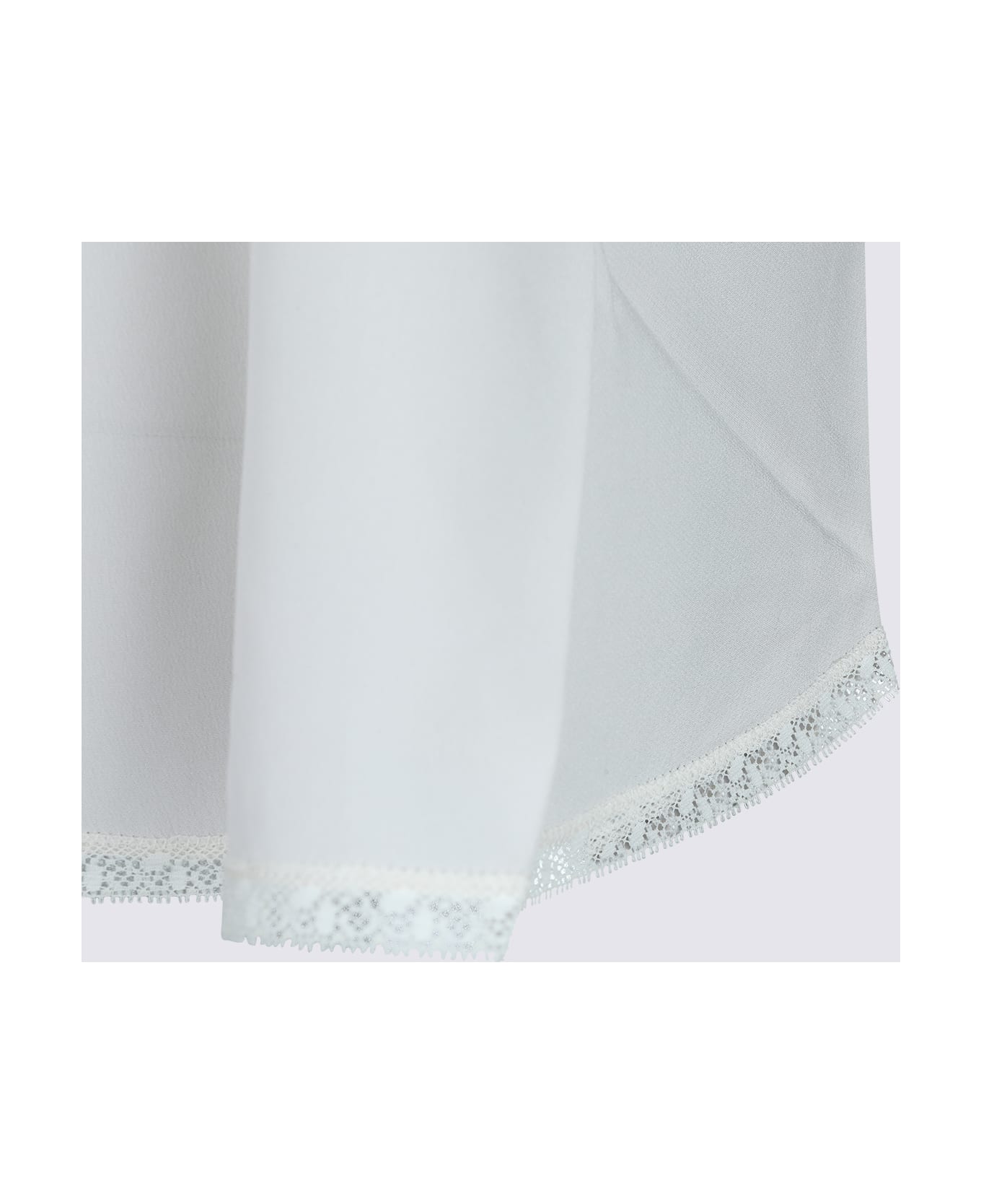 Zadig 
Voltaire White Silk Top - Beige