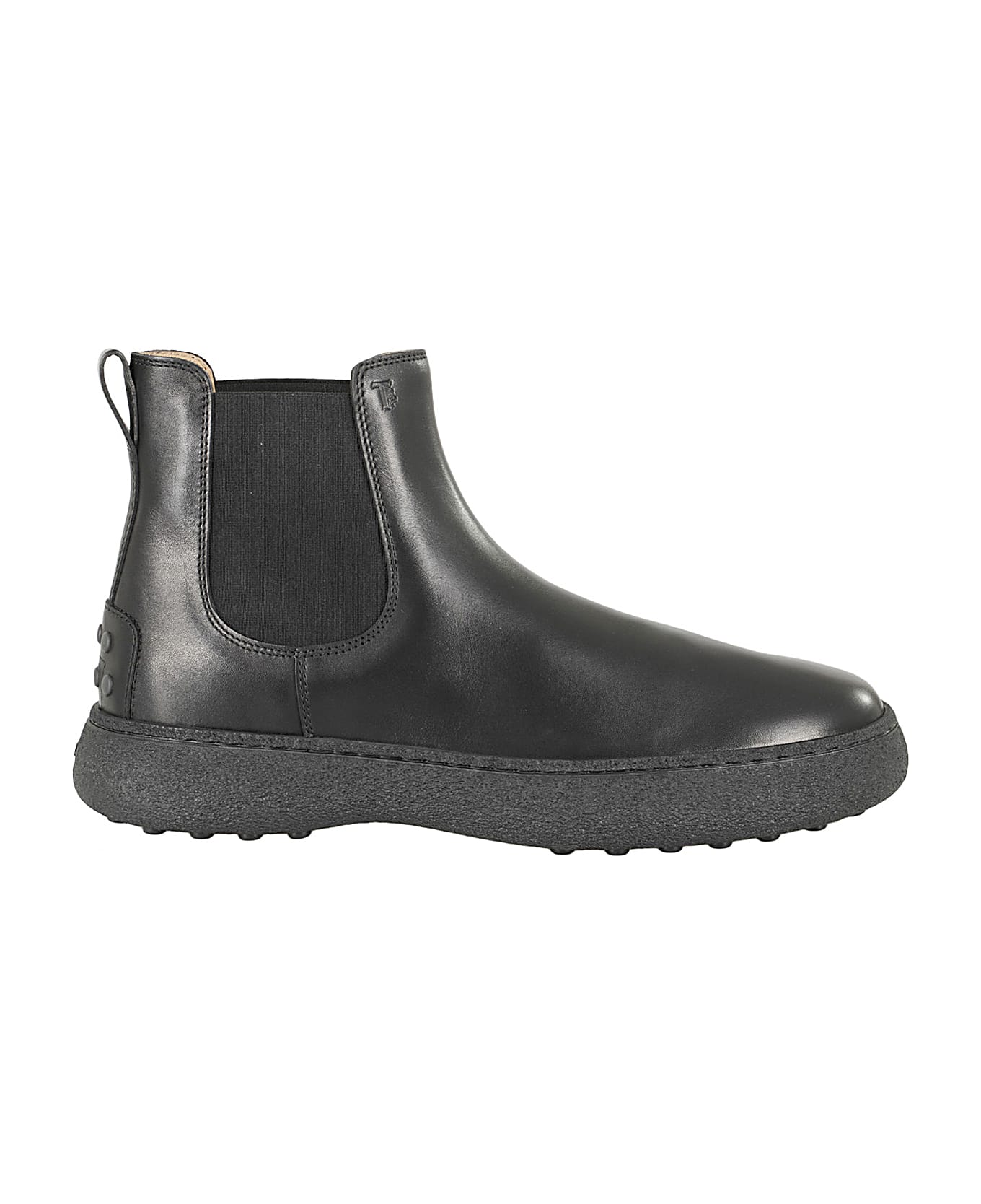 Tod's Tronchetto Elast Winter Gommino 06l - Nero