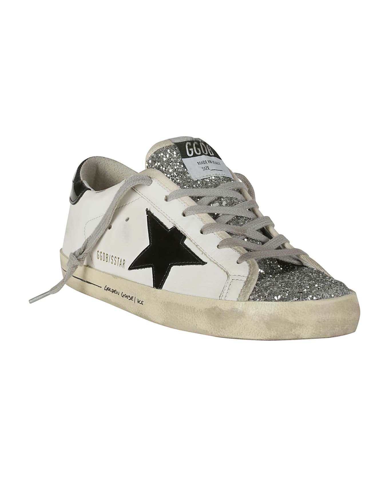 Golden Goose Superstar Classic Sneakers - WHITE/BLACK/SILVER ワンピース＆ドレス