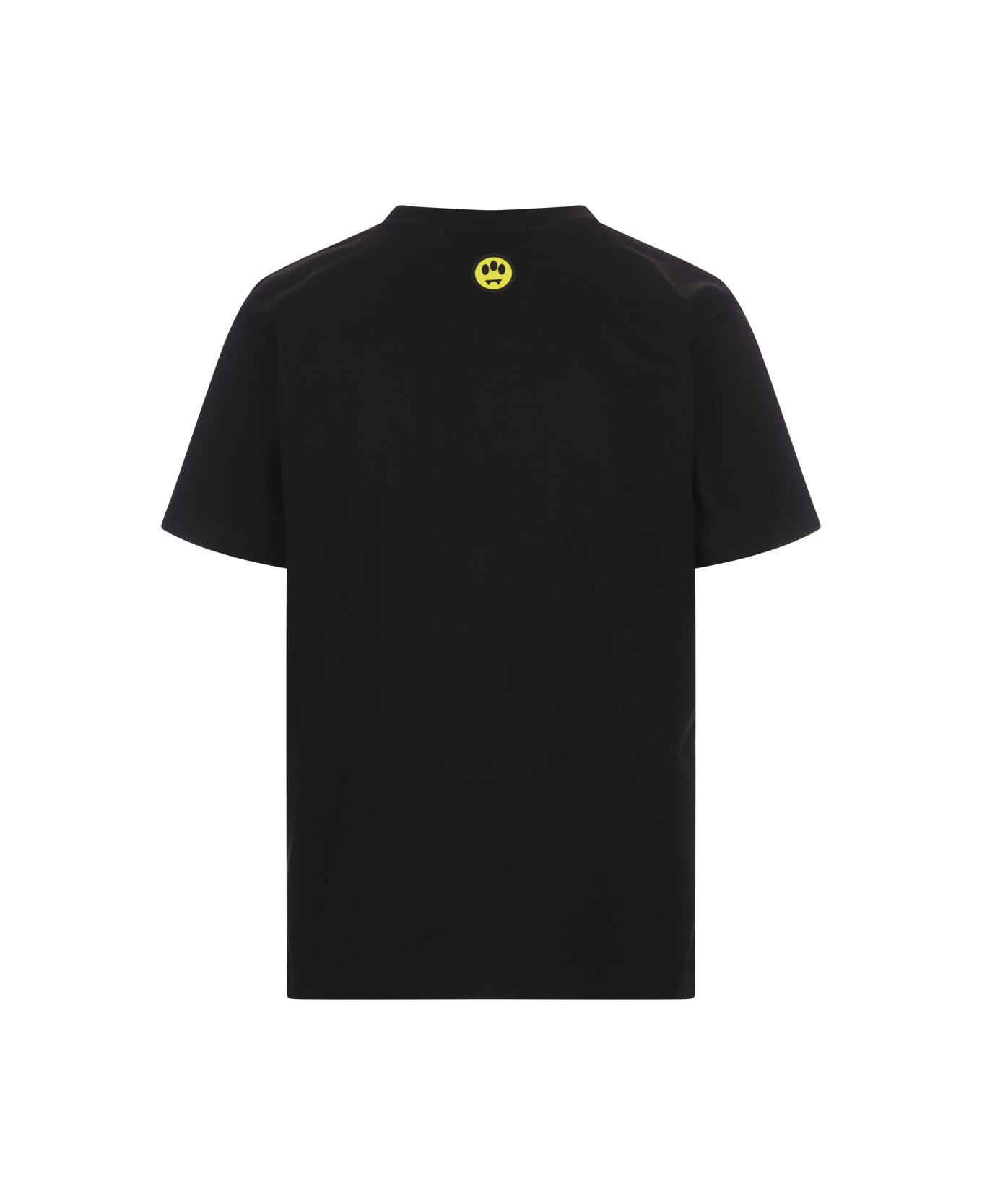 Barrow Black T-shirt With Logo Lettering - Black