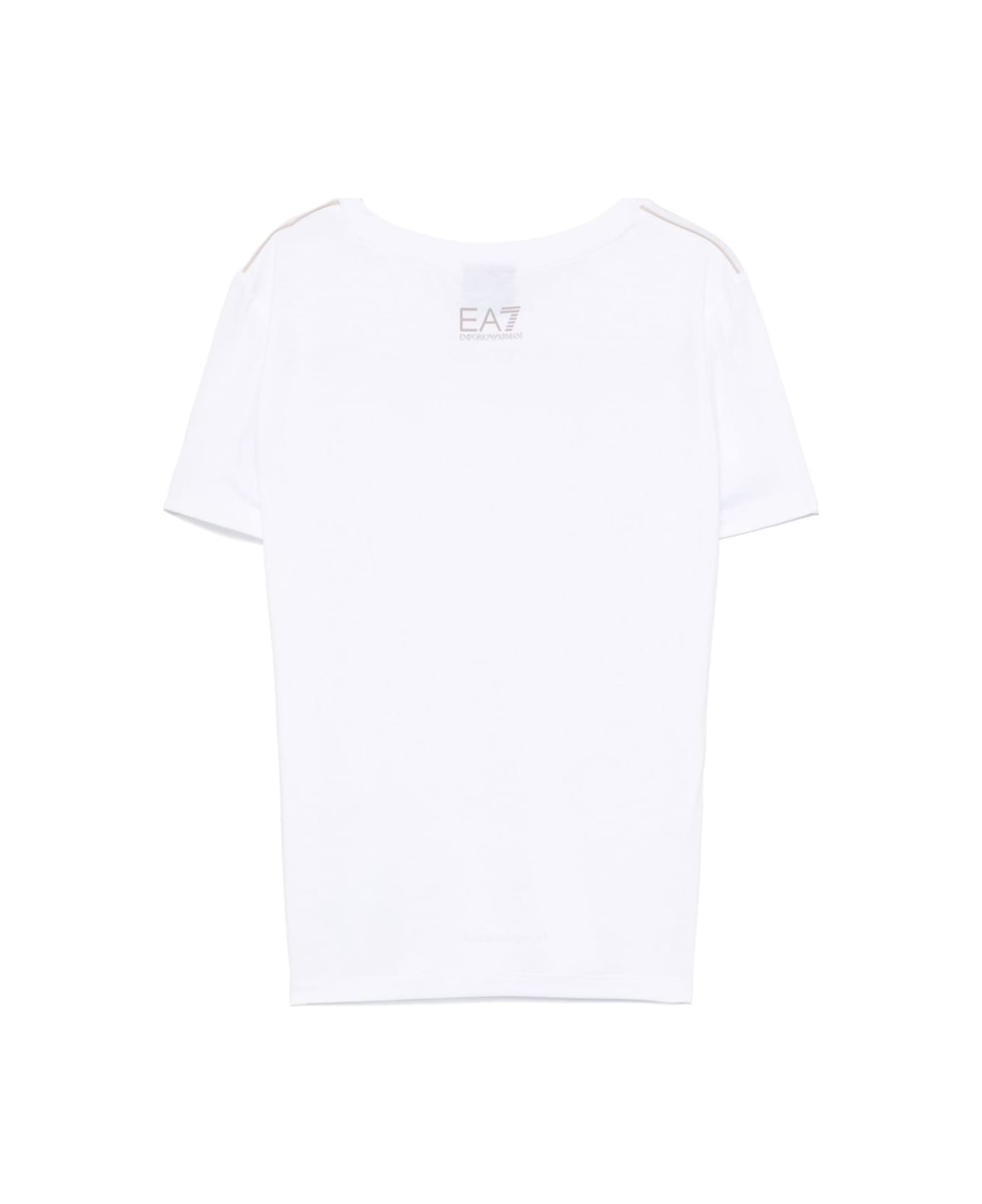 EA7 Logo T-shirt - White