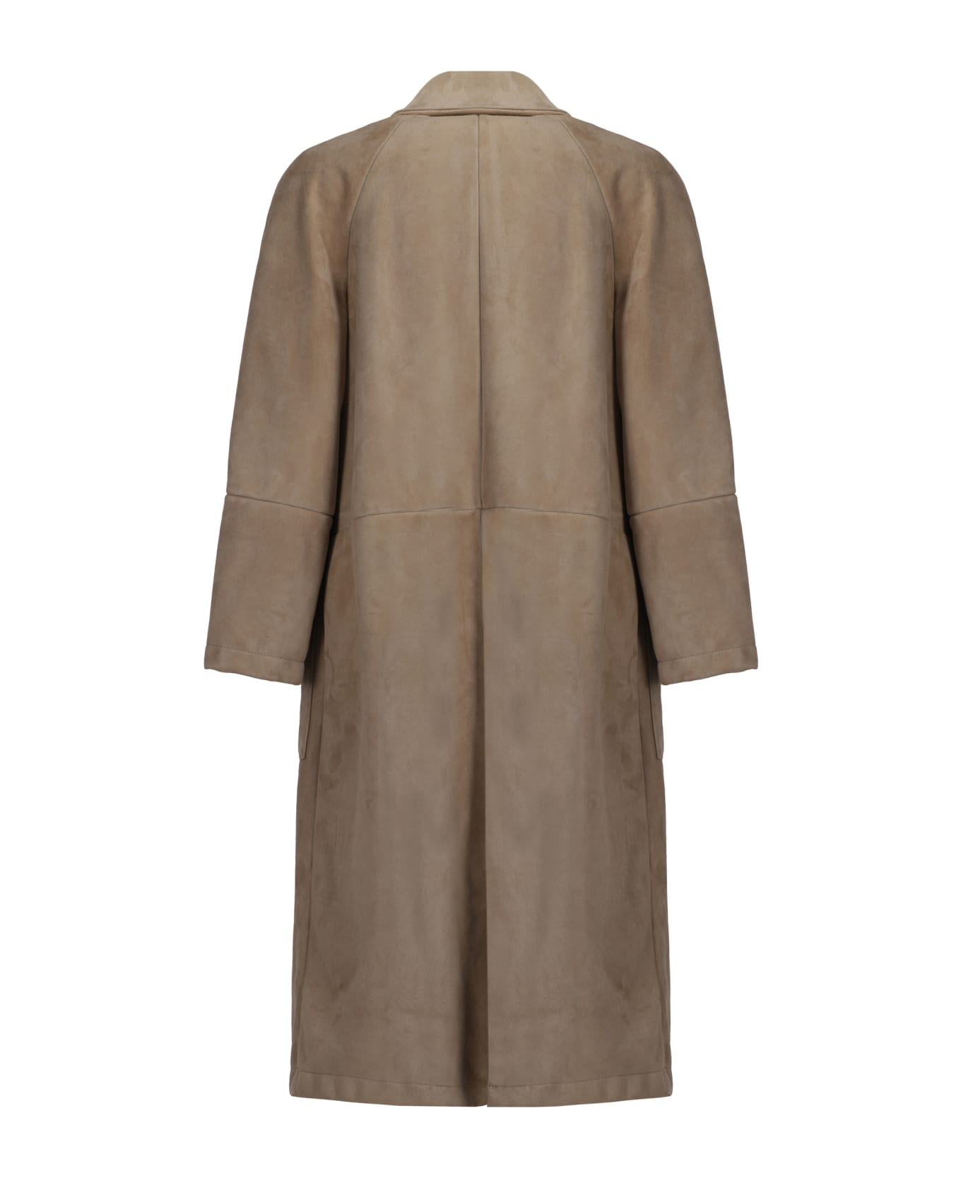 Salvatore Santoro Leather Coat - Sand