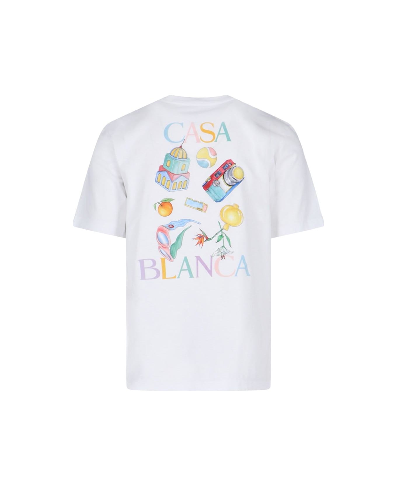 Casablanca 'objets En Vrac' T-shirt - Bianco