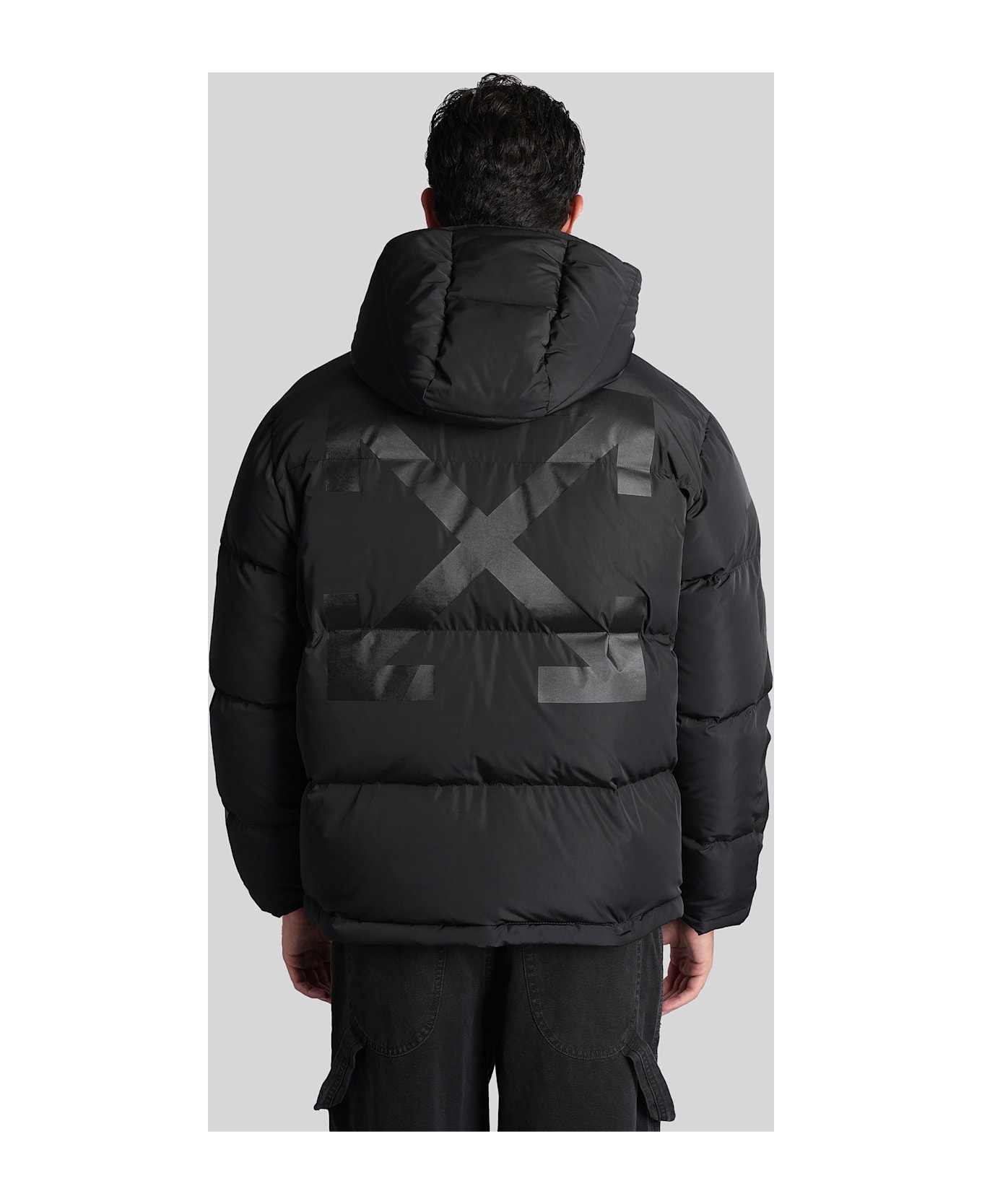 Off-White Puffer In Black Polyester - black