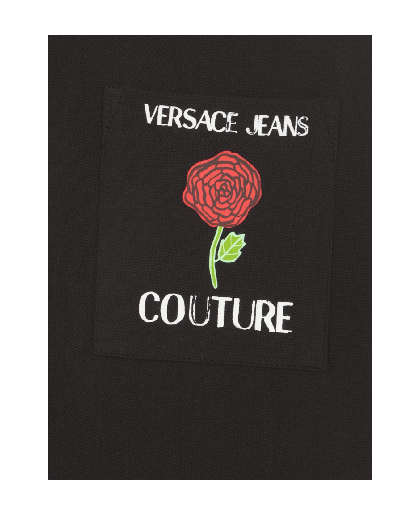 Versace Jeans Couture Polo - Black ポロシャツ