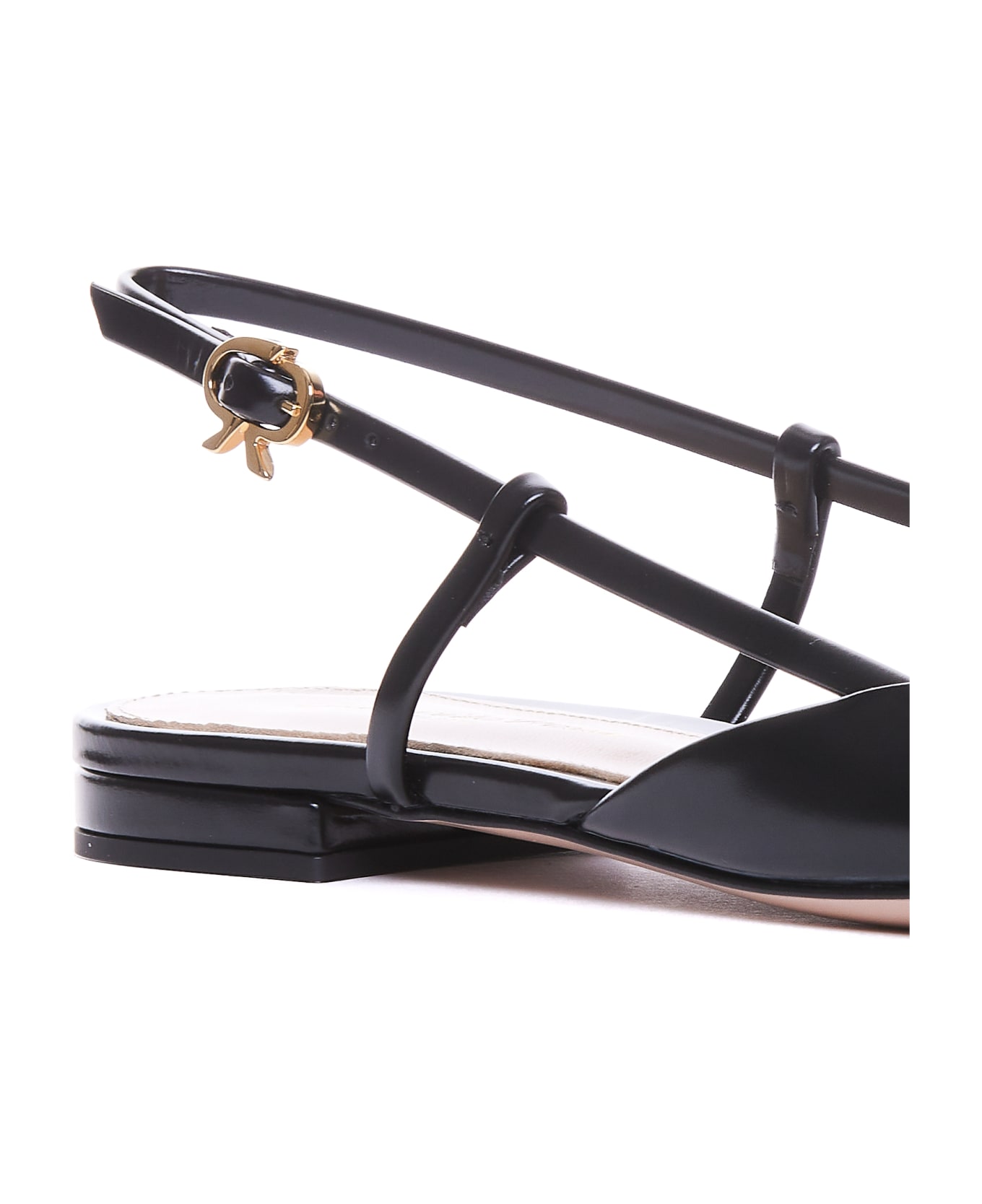 Gianvito Rossi Christina Slingback - Black