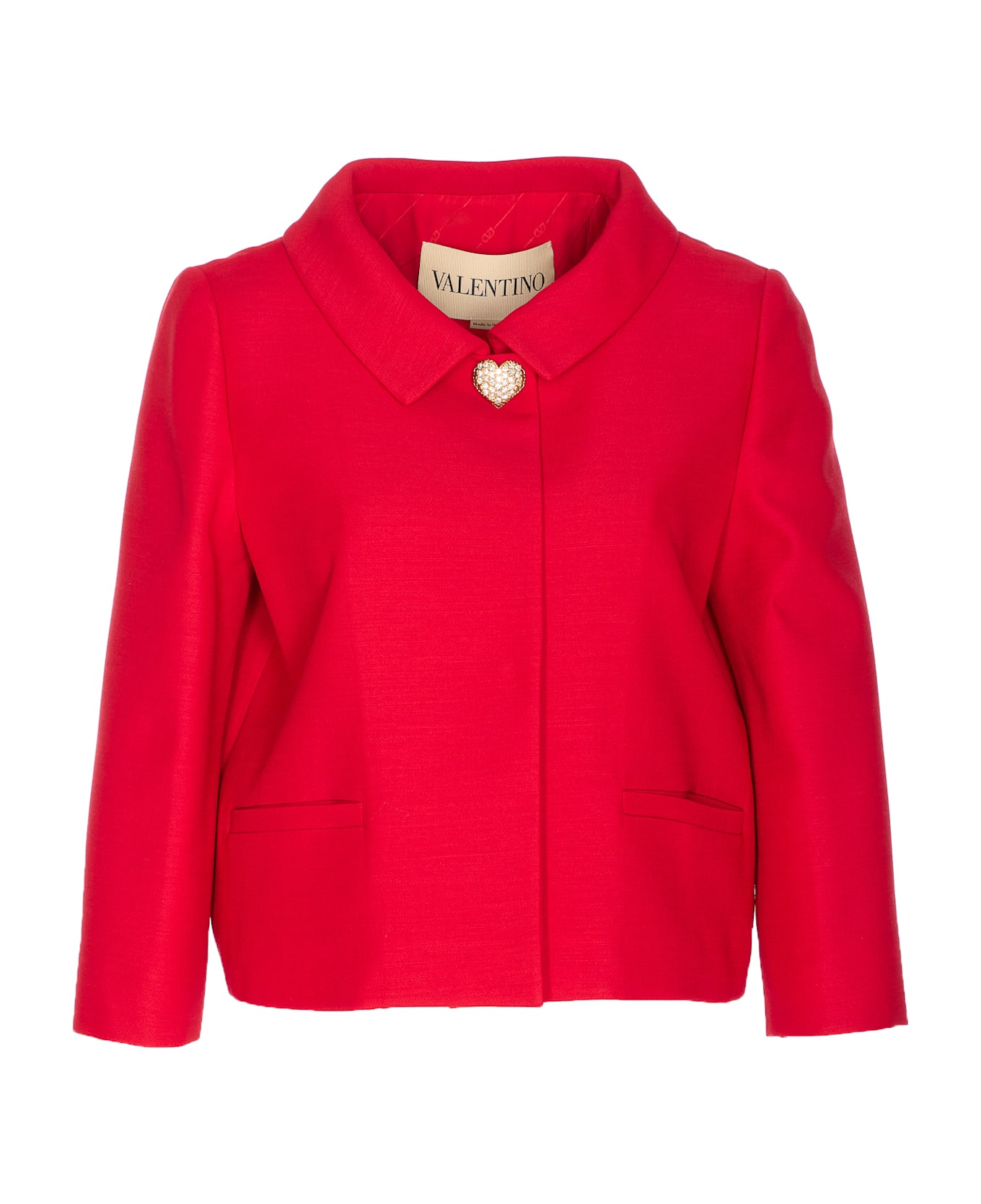 Valentino Garavani Solid Jacket - Red