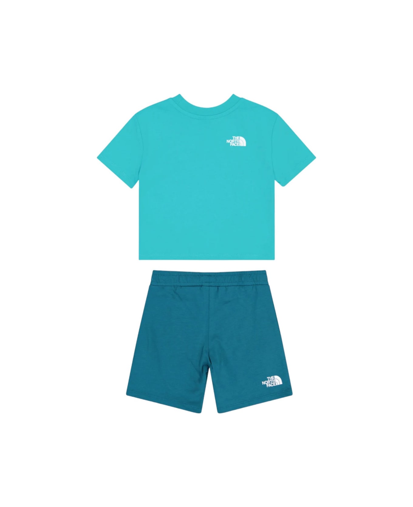 The North Face Kid B Summer Set Geyser Aqua/blue Moss - BABY BLUE