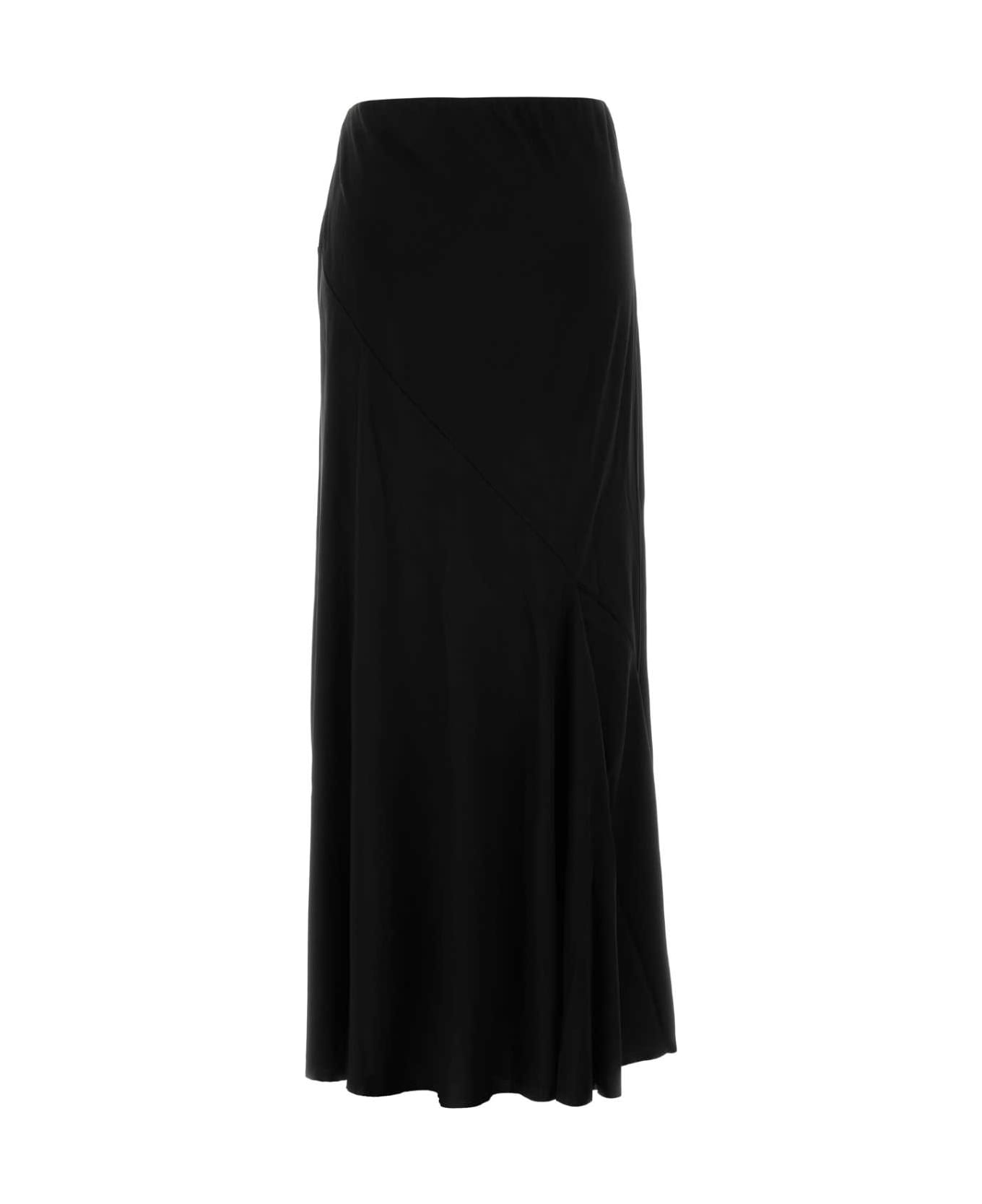 The Row Black Jersey Mirla Skirt - Black