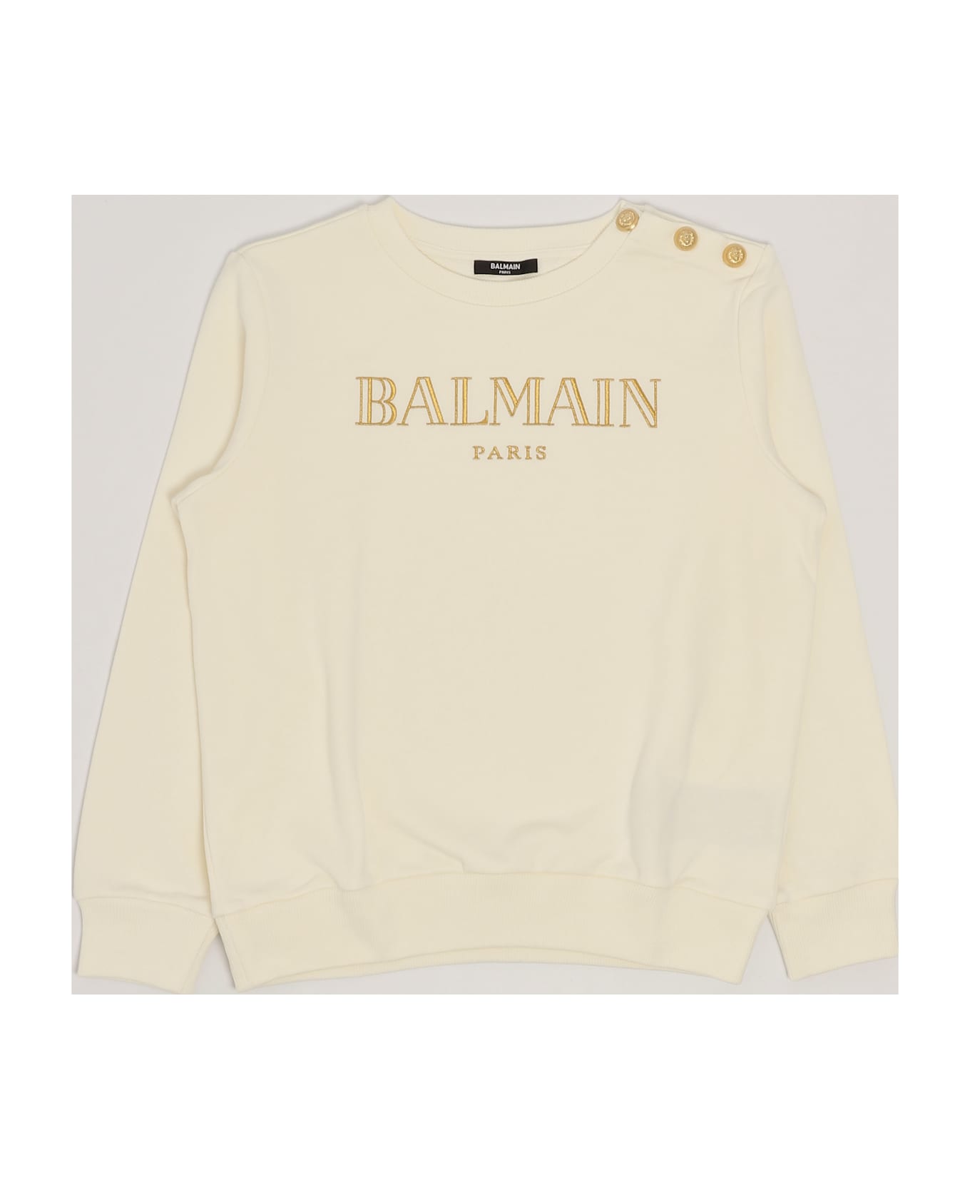 Balmain Crewneck Sweatshirt - PANNA