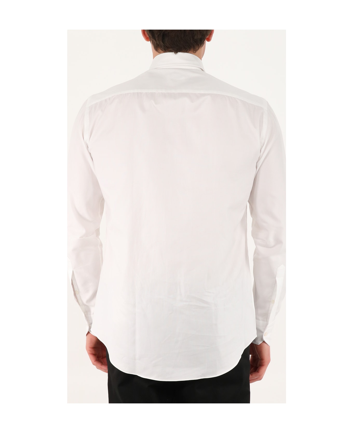 Salvatore Piccolo Popeline White Shirt - WHITE